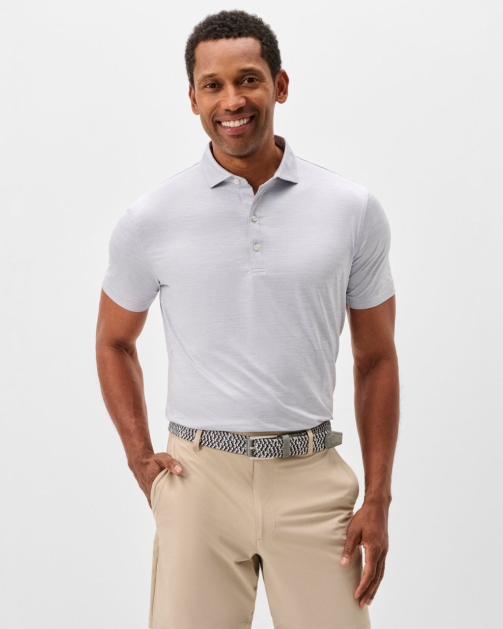 Johnnie-O Performance Featherweight Polo - Huronn Solid