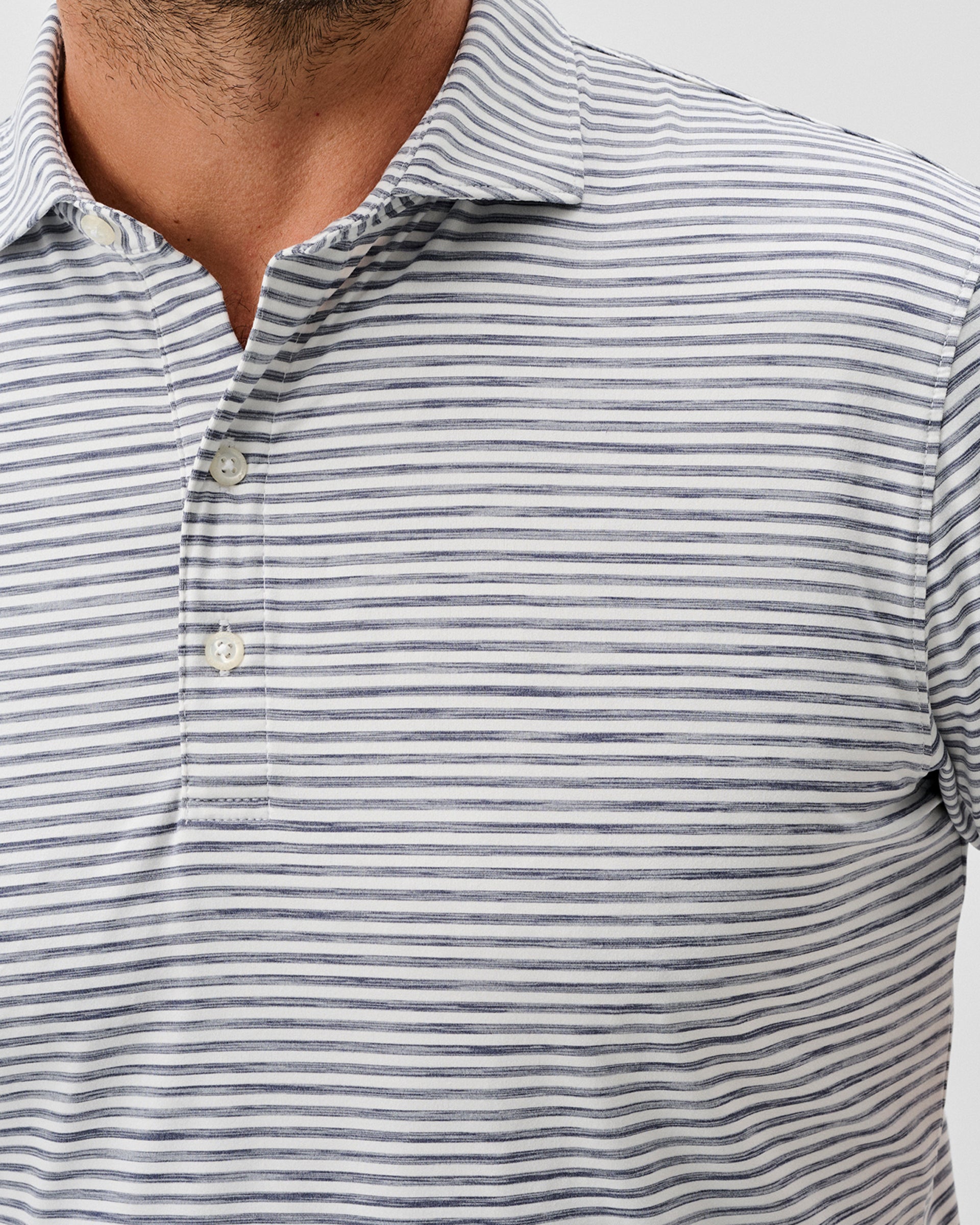 Johnnie-O Featherweight Performance Polo - Seymour, Navy