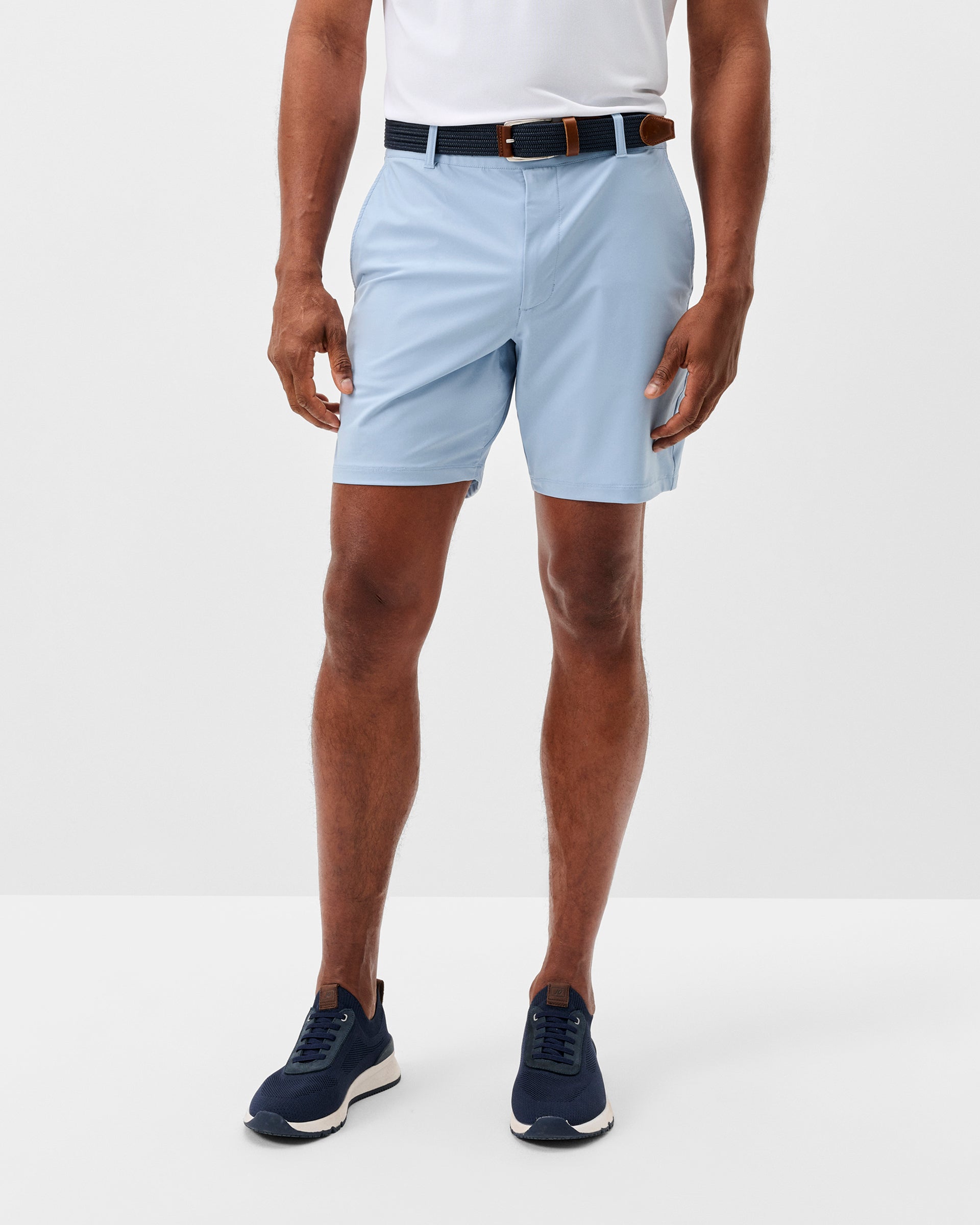 Johnnie-O Fusion Knit Performance Pull-On Short - 7", Dawn