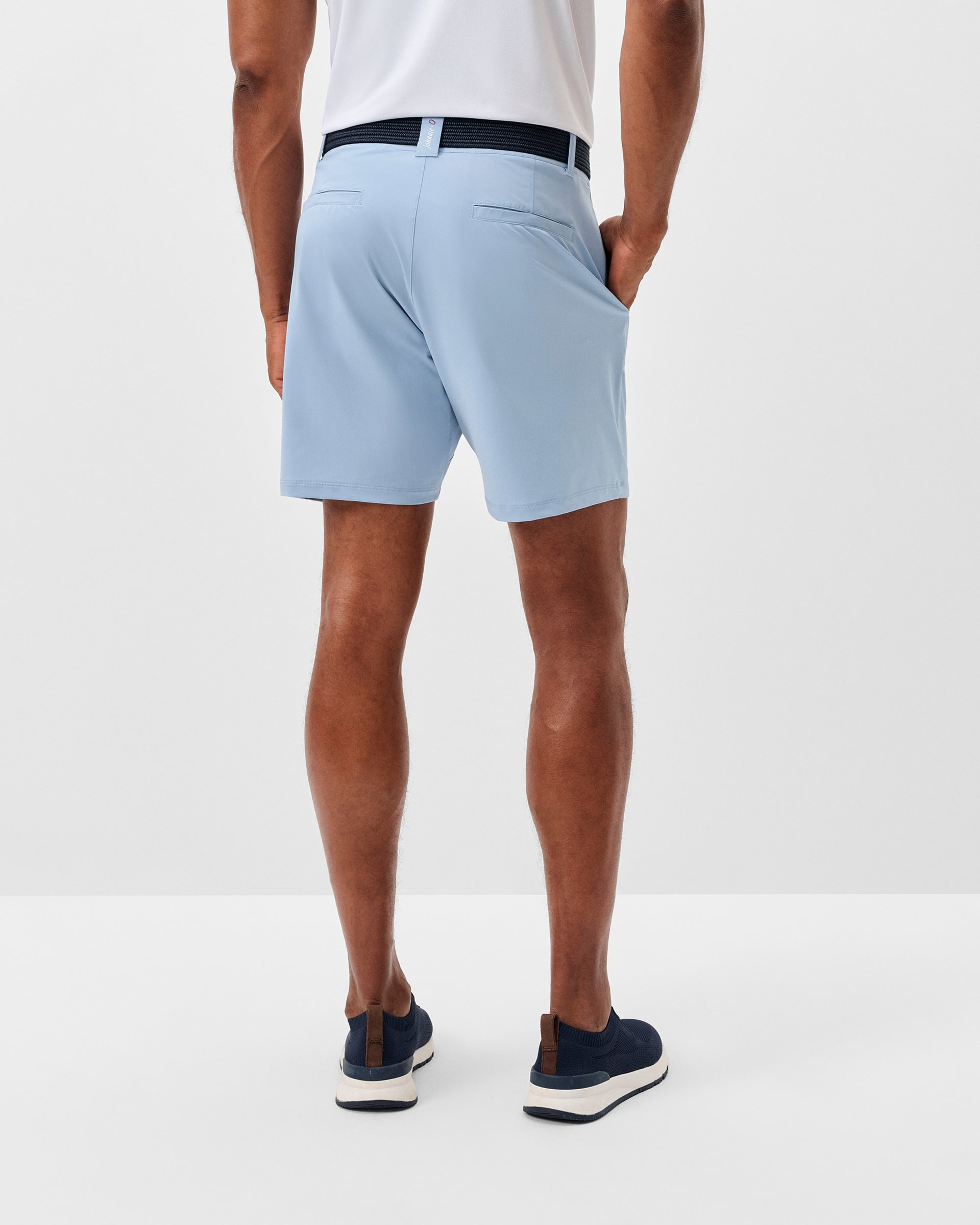 Johnnie-O Fusion Knit Performance Pull-On Short - 7", Dawn