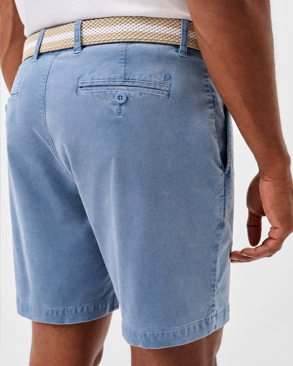 Johnnie-O Barchers Garment Dyed Corduroy Shorts, Laguna Blue