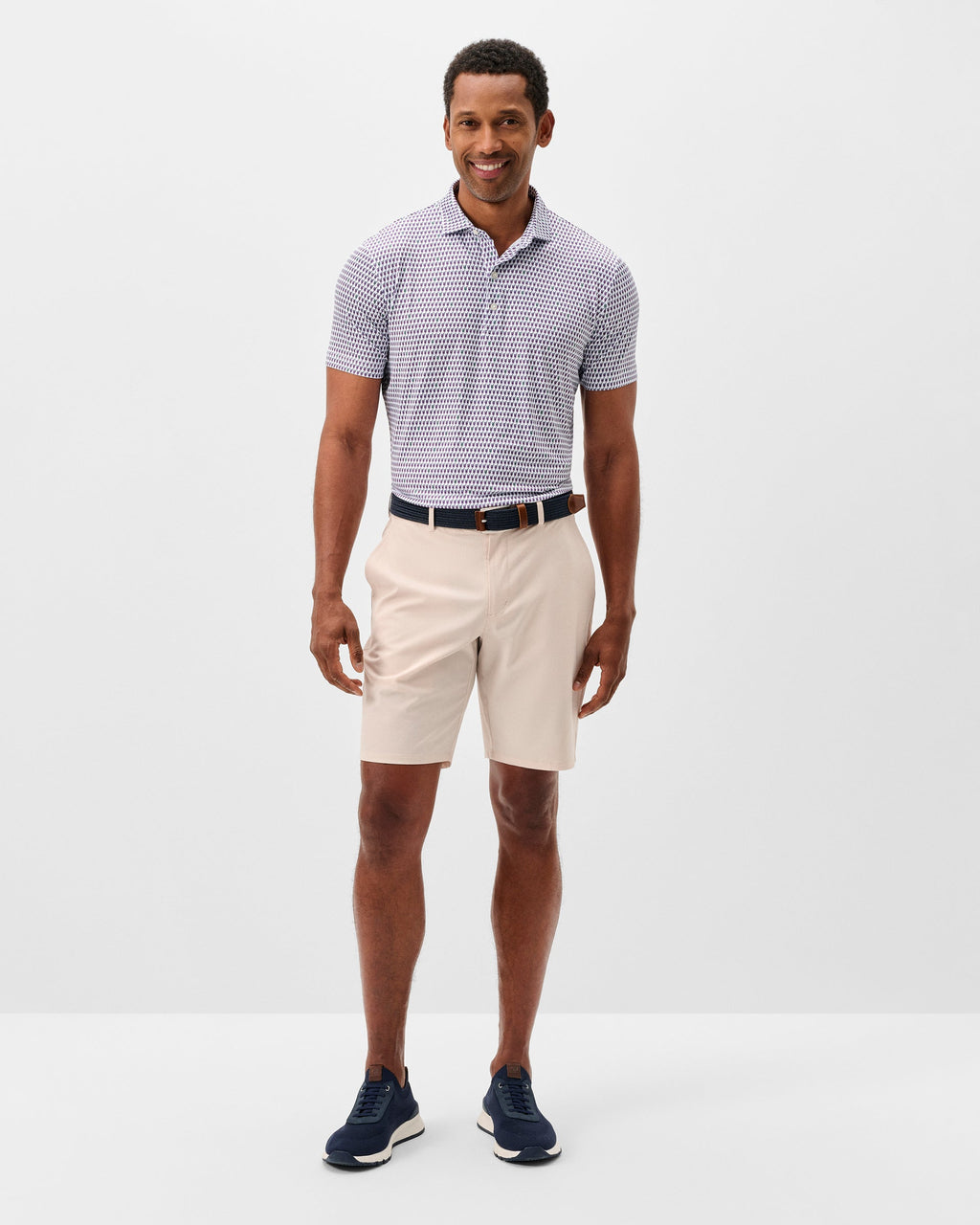 Johnnie-O Mulligan Performance Shorts, Stone