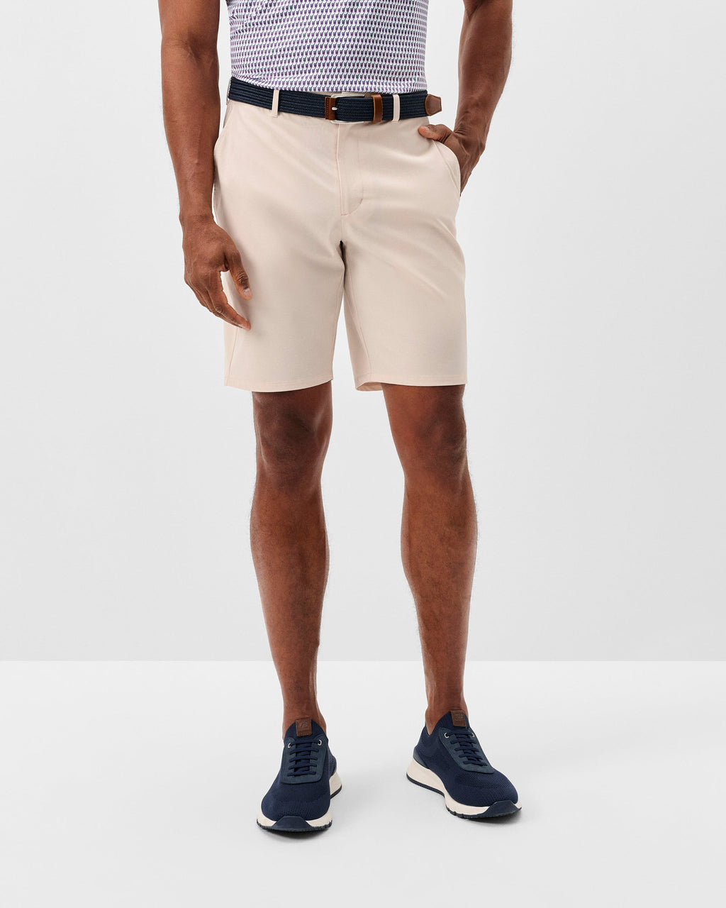 Johnnie-O Mulligan Performance Shorts, Stone