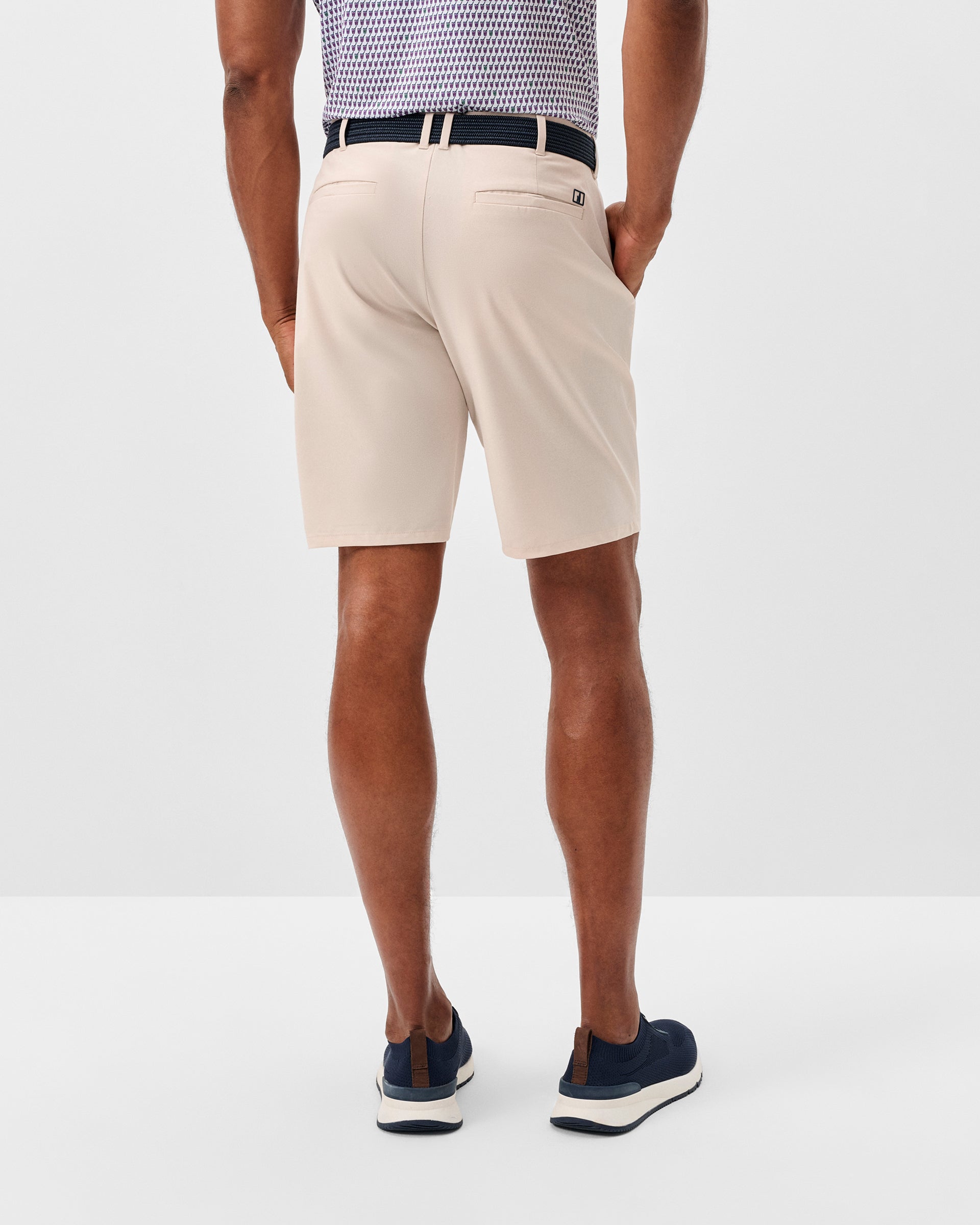 Johnnie-O Mulligan Performance Shorts, Stone