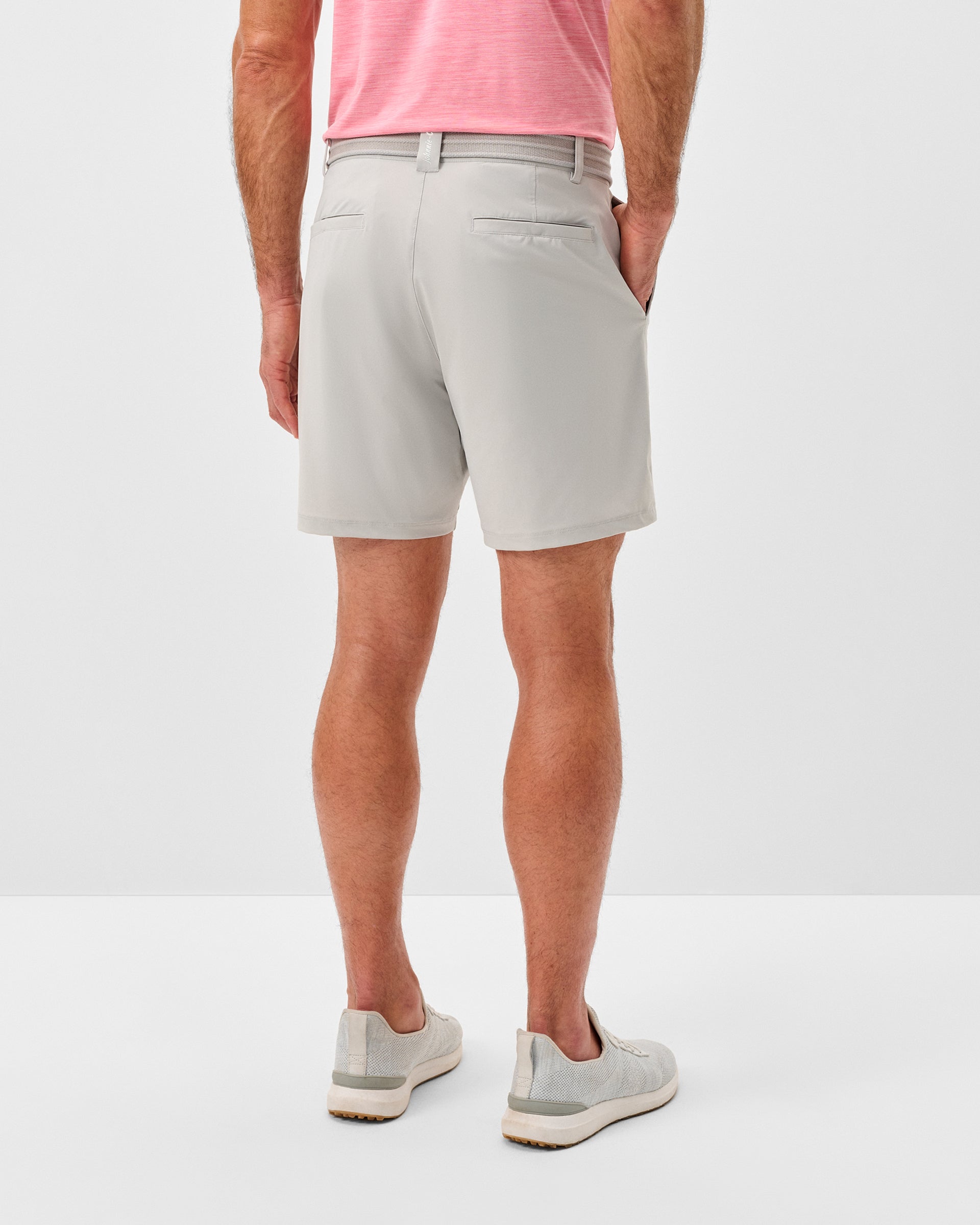 Johnnie-O Fusionn Knit Performance Pull-On Short, Quarry