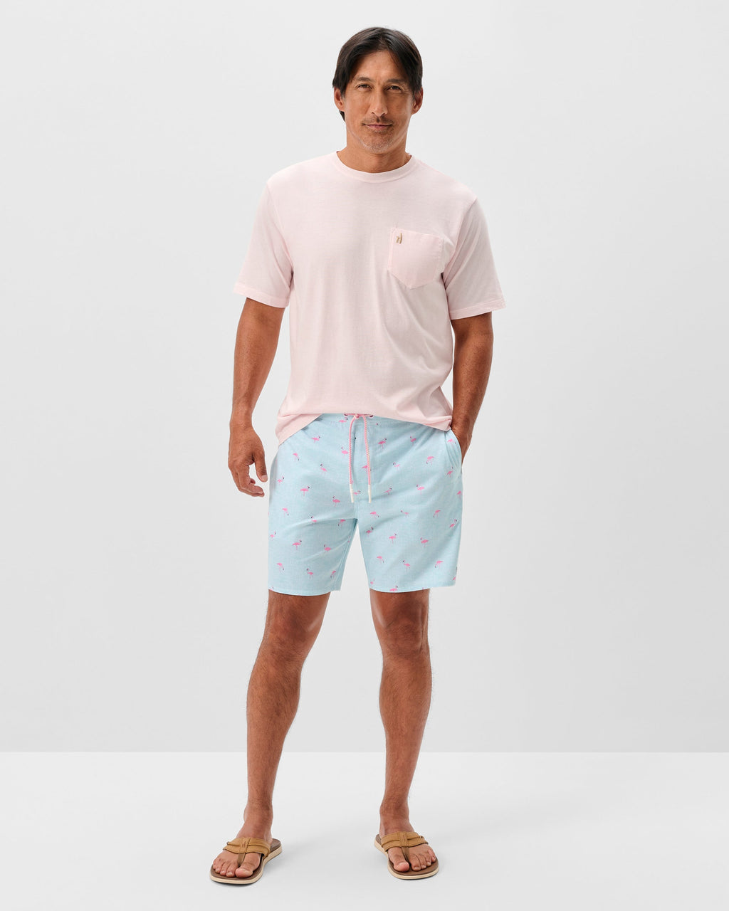 Johnnie-O Half Elastic 7" Swim Trunks, Caladesi