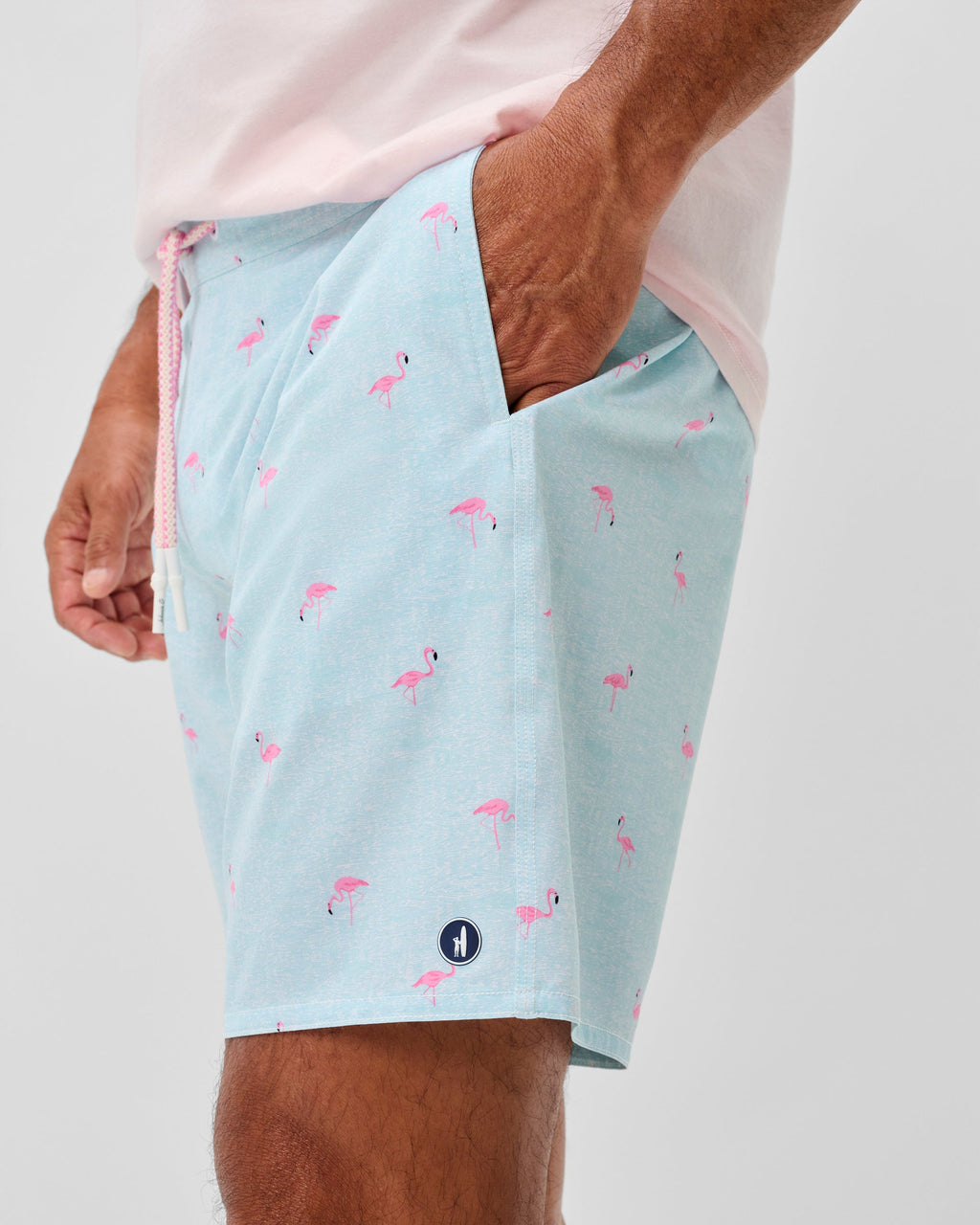 Johnnie-O Half Elastic 7" Swim Trunks, Caladesi