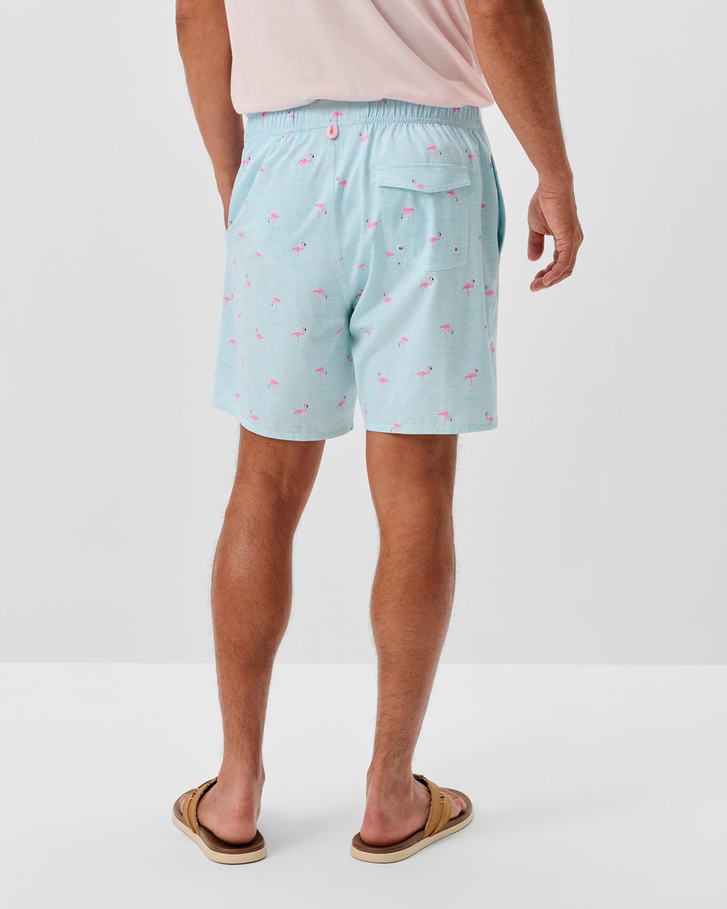 Johnnie-O Half Elastic 7" Swim Trunks, Caladesi