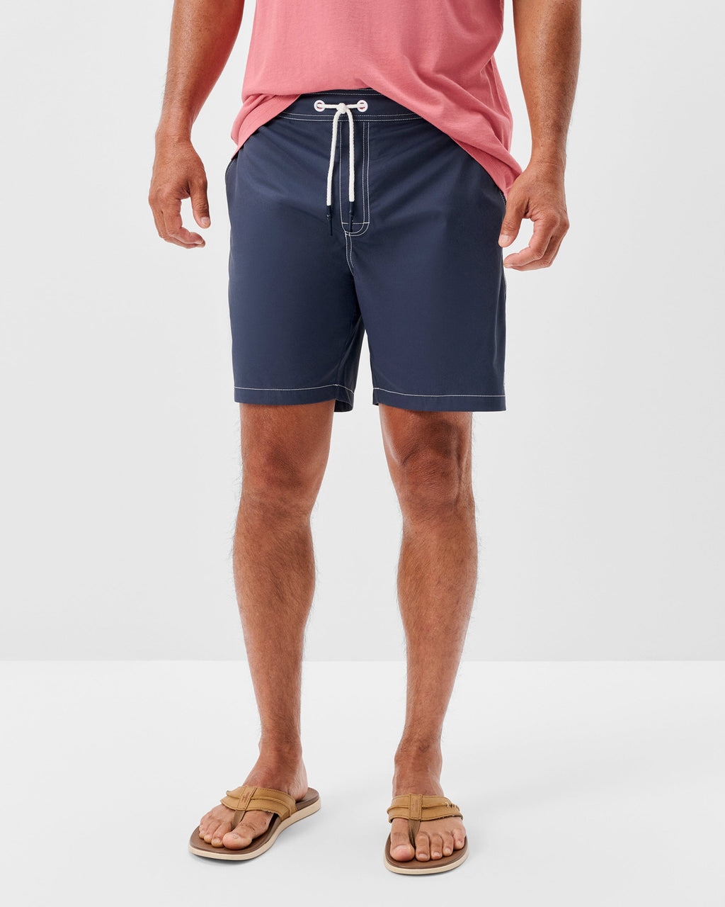 Johnnie-O Arcata Half Elastic 7" Surf Shorts, Space