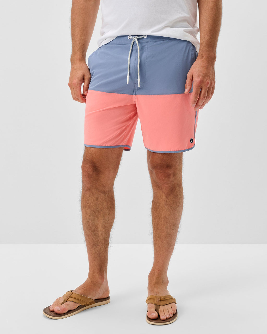 Johnnie-O Half Elastic 7" Swim Trunks - Tully, Noreaster