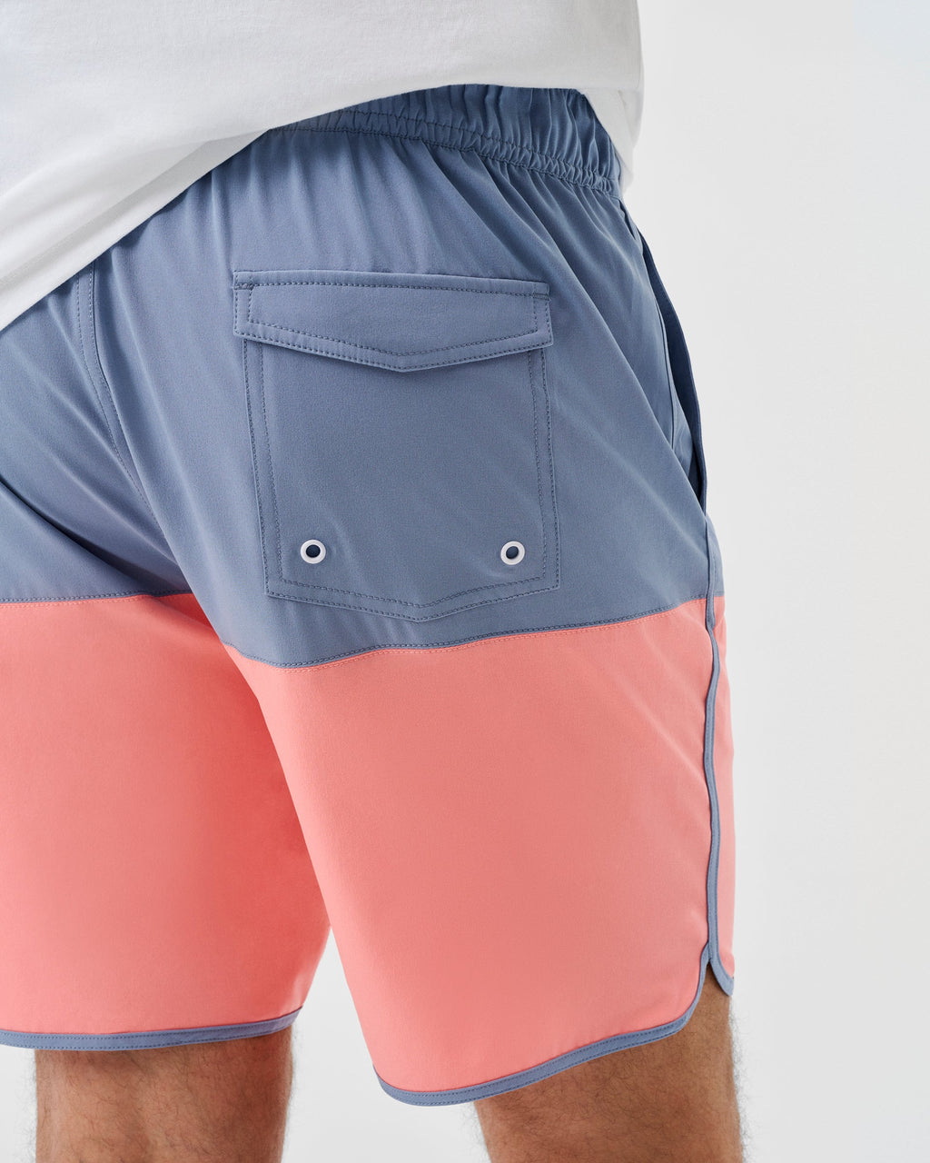 Johnnie-O Half Elastic 7" Swim Trunks - Tully, Noreaster
