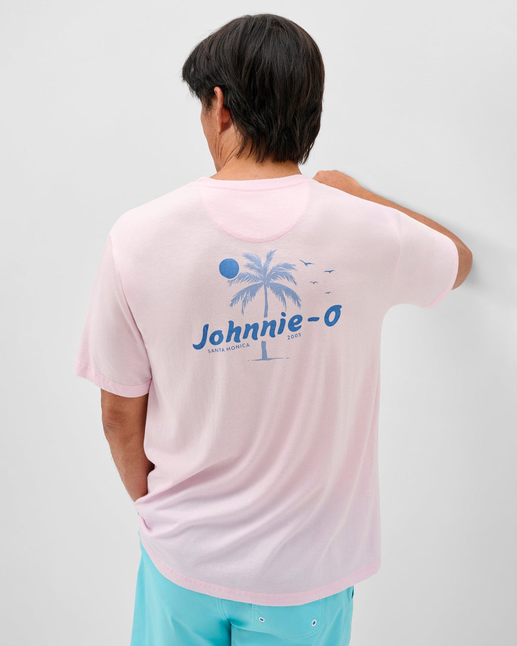 Johnnie-O Dale Cotton Blend T-Shirt - Sandy Soul, Lollipop