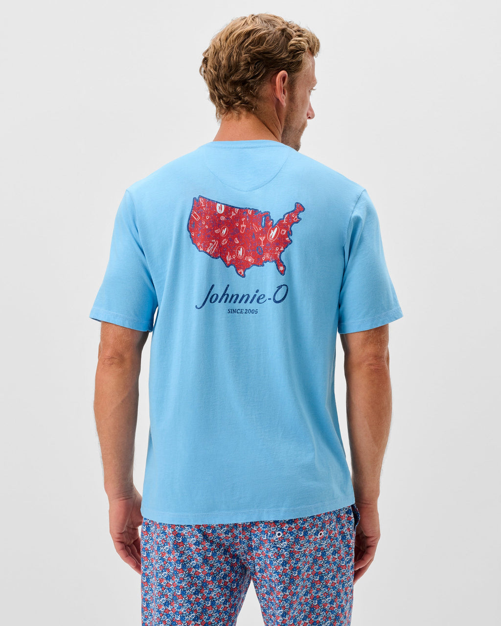 Johnnie-O Dale Cotton Blend T-Shirt - Brews n Views, Maliblu