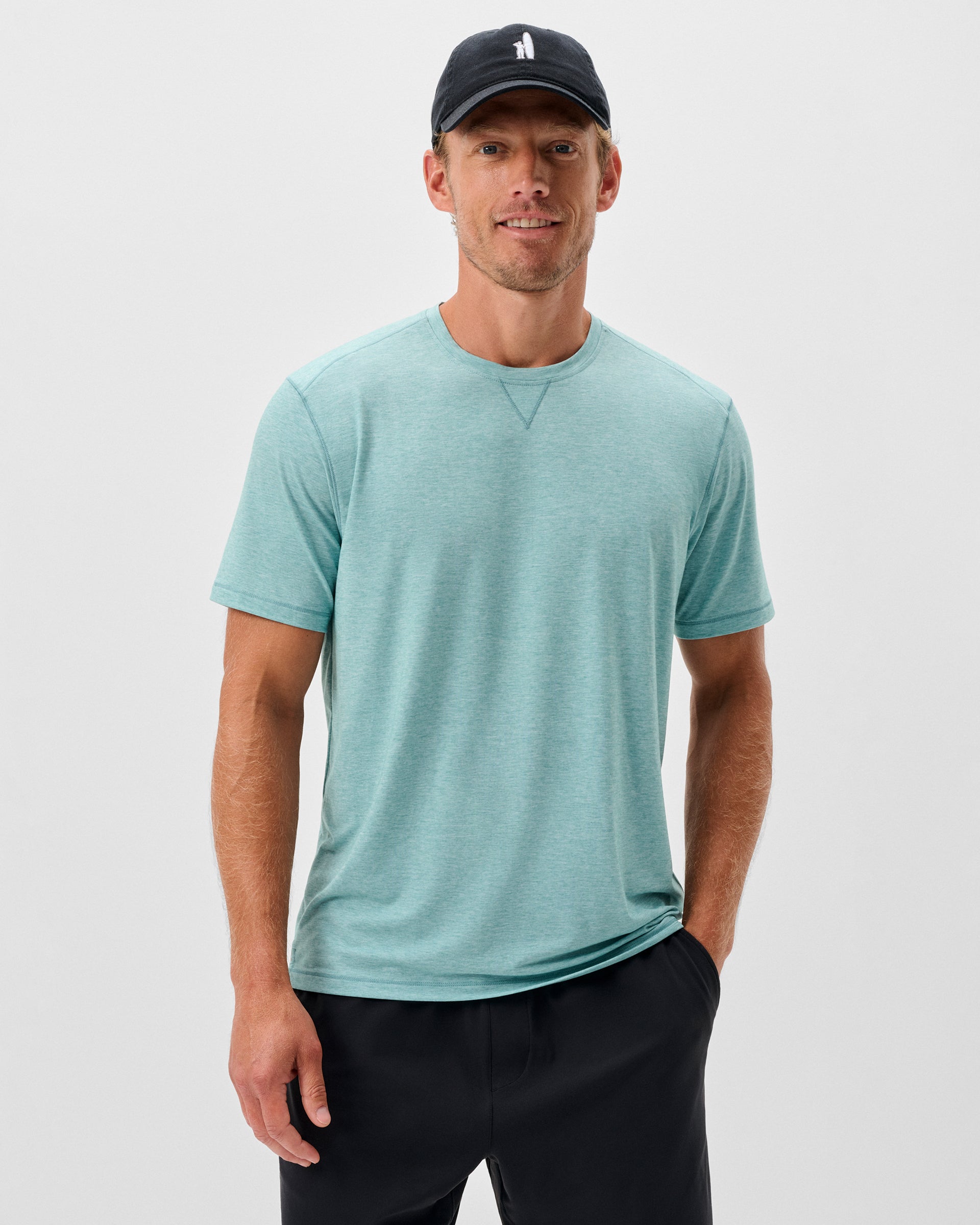Johnnie-O The Course Performance T-Shirt - Short Sleeve, Tropical
