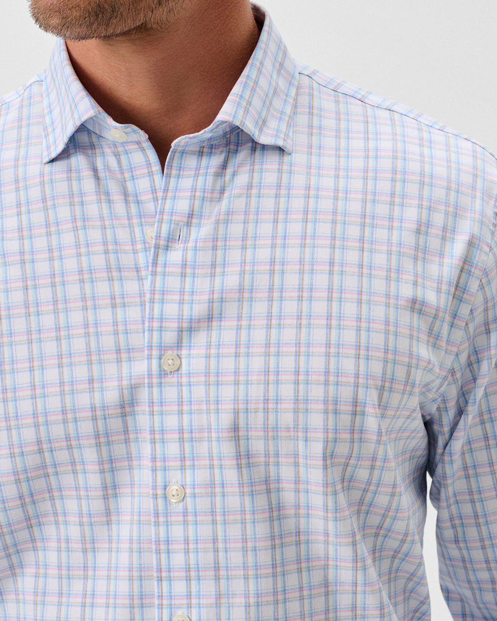Johnnie-O Everyday Performance Button Down Shirt - Salvadore, White