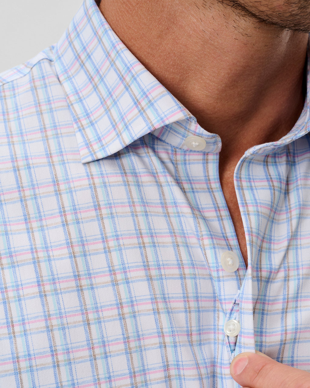 Johnnie-O Everyday Performance Button Down Shirt - Salvadore, White