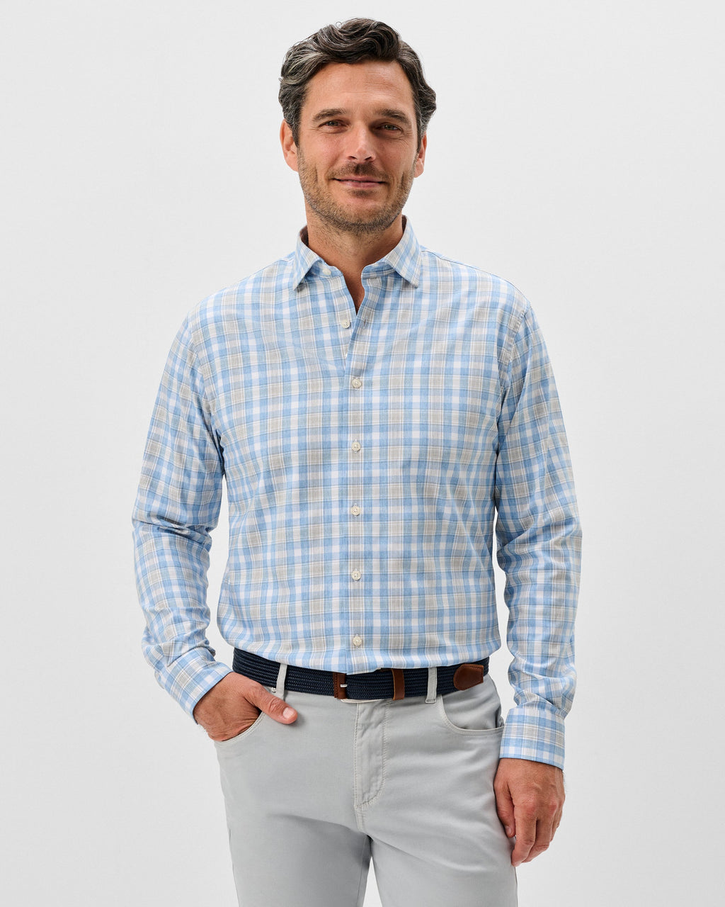 Johnnie-O Everyday Performance Button Down Shirt - Jacobson, Mystic