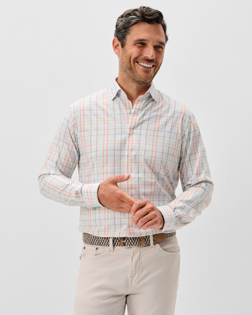 Johnnie-O Everyday Performance Button Down Shirt - Texel, Breeze
