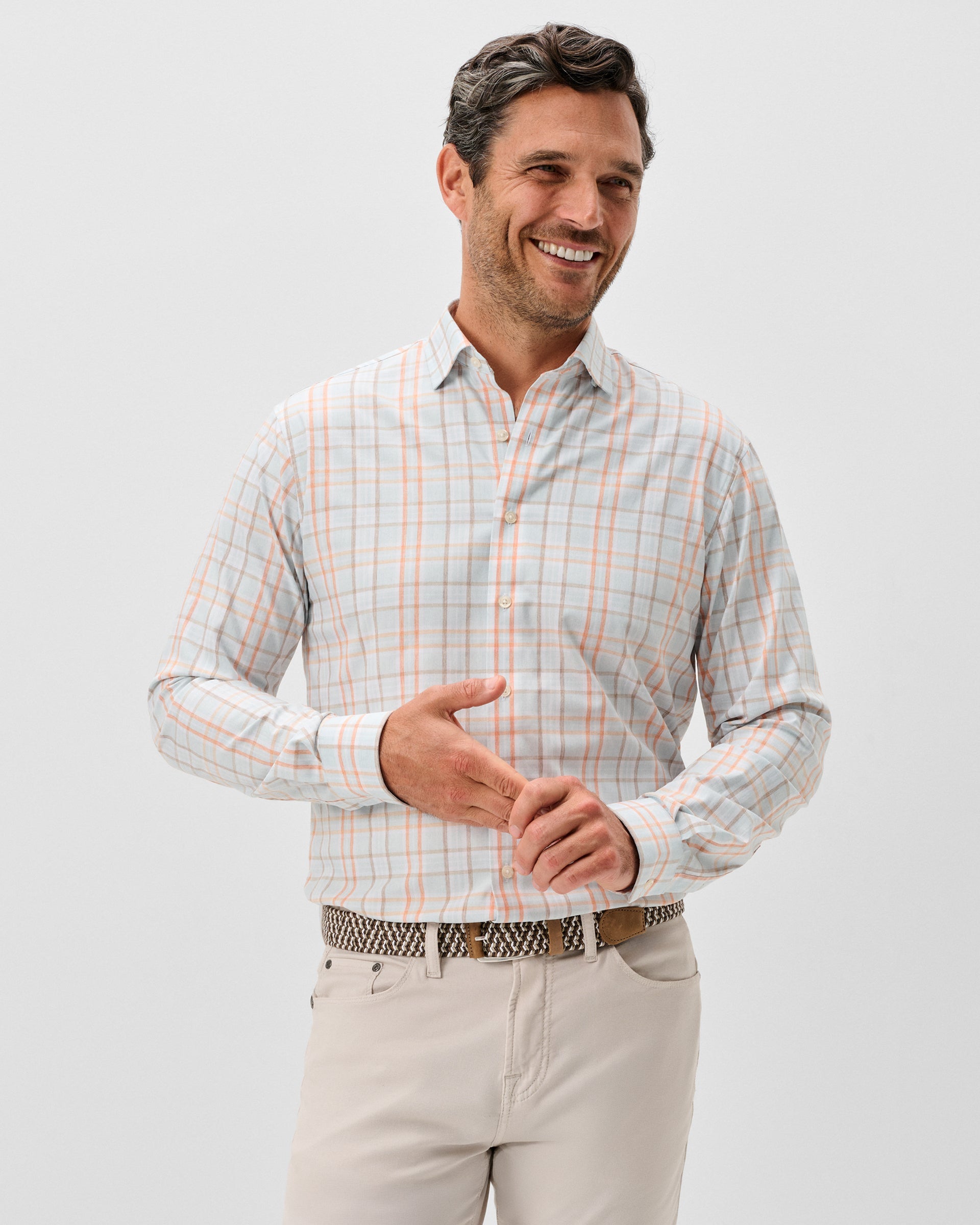 Johnnie-O Everyday Performance Button Down Shirt - Texel, Breeze