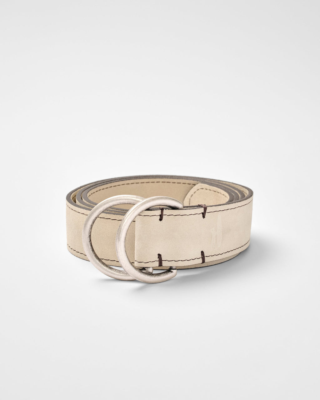 Johnnie-O O-Ring Suede Belt, Light Tan