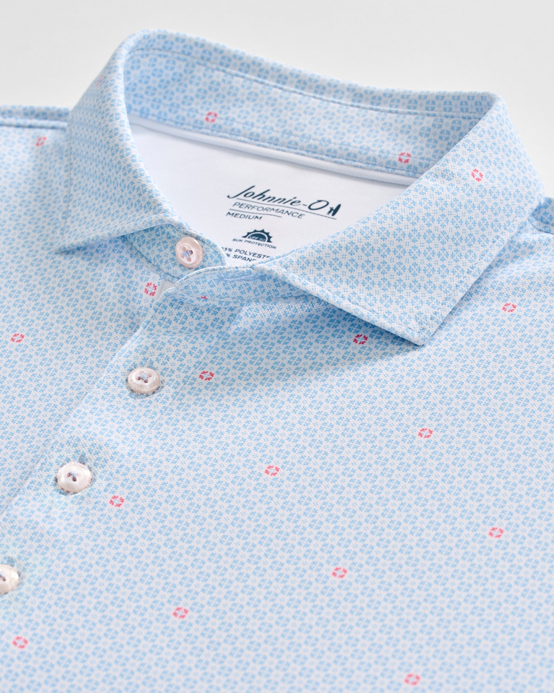Johnnie-O Performance Mesh Polo - Parson, Maliblu