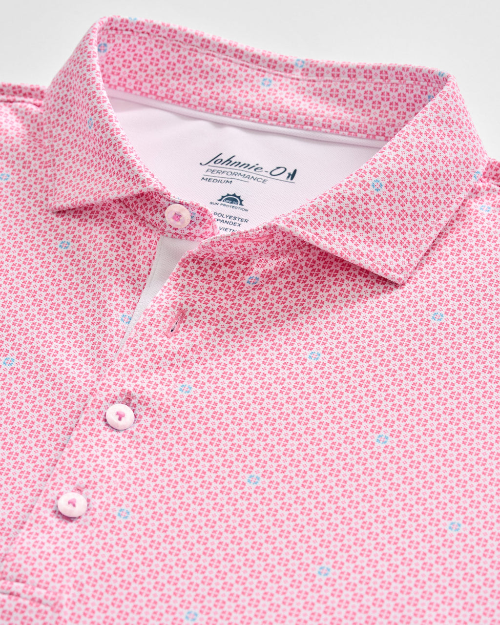 Johnnie-O Performance Mesh Polo - Parson, Punch