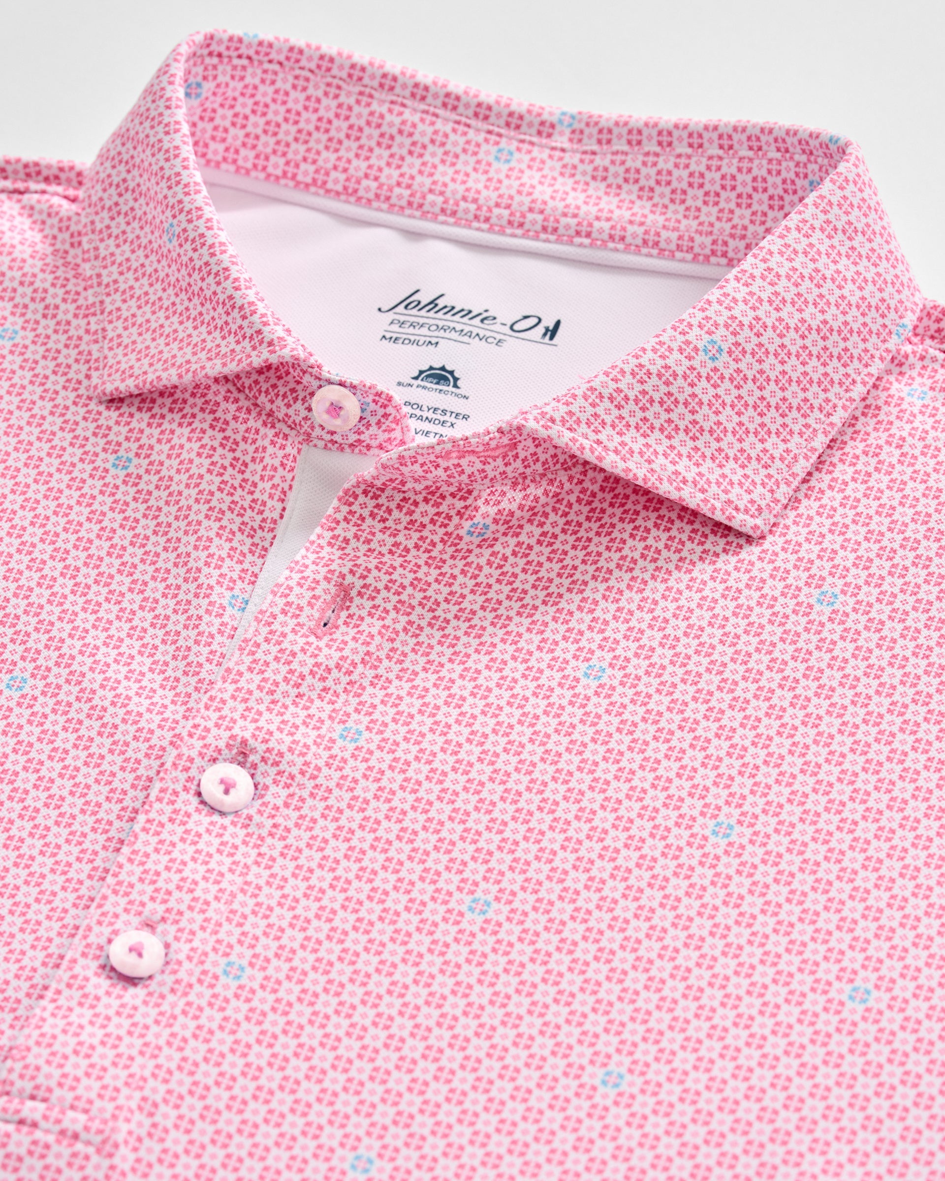 Johnnie-O Performance Mesh Polo - Parson, Punch