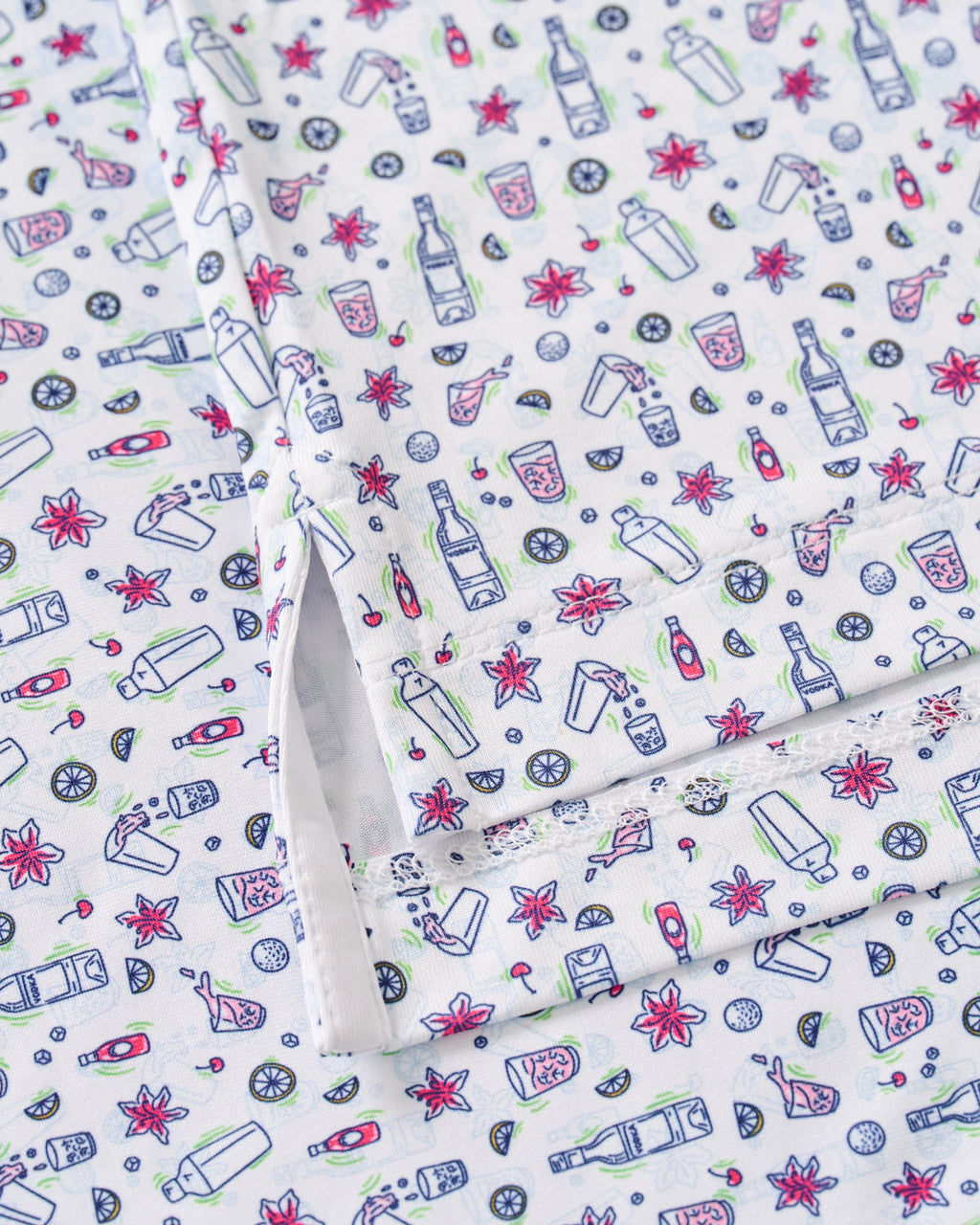 Johnnie-O Performance Jersey Polo - Petal Punch, Lake