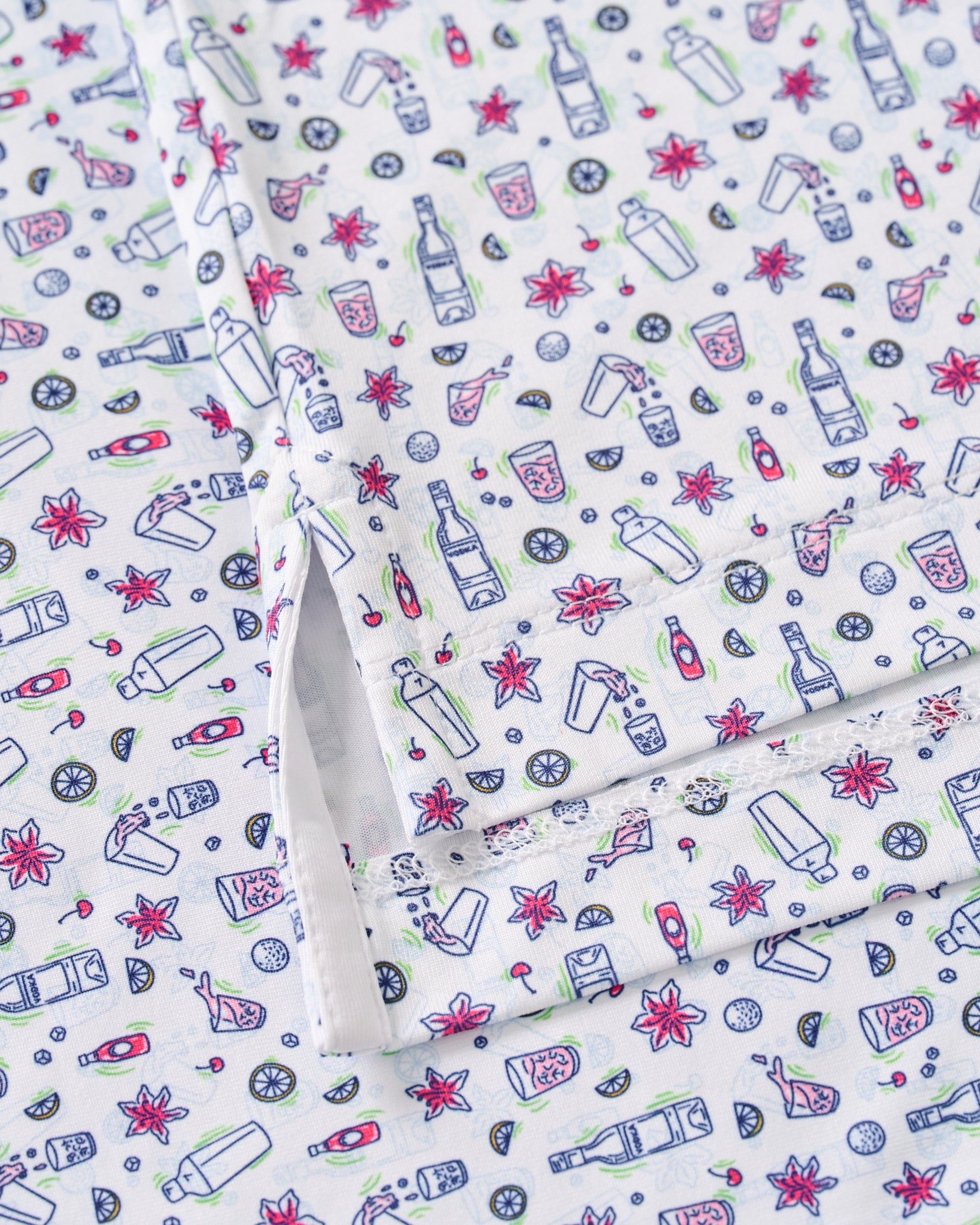 Johnnie-O Performance Jersey Polo - Petal Punch, Lake