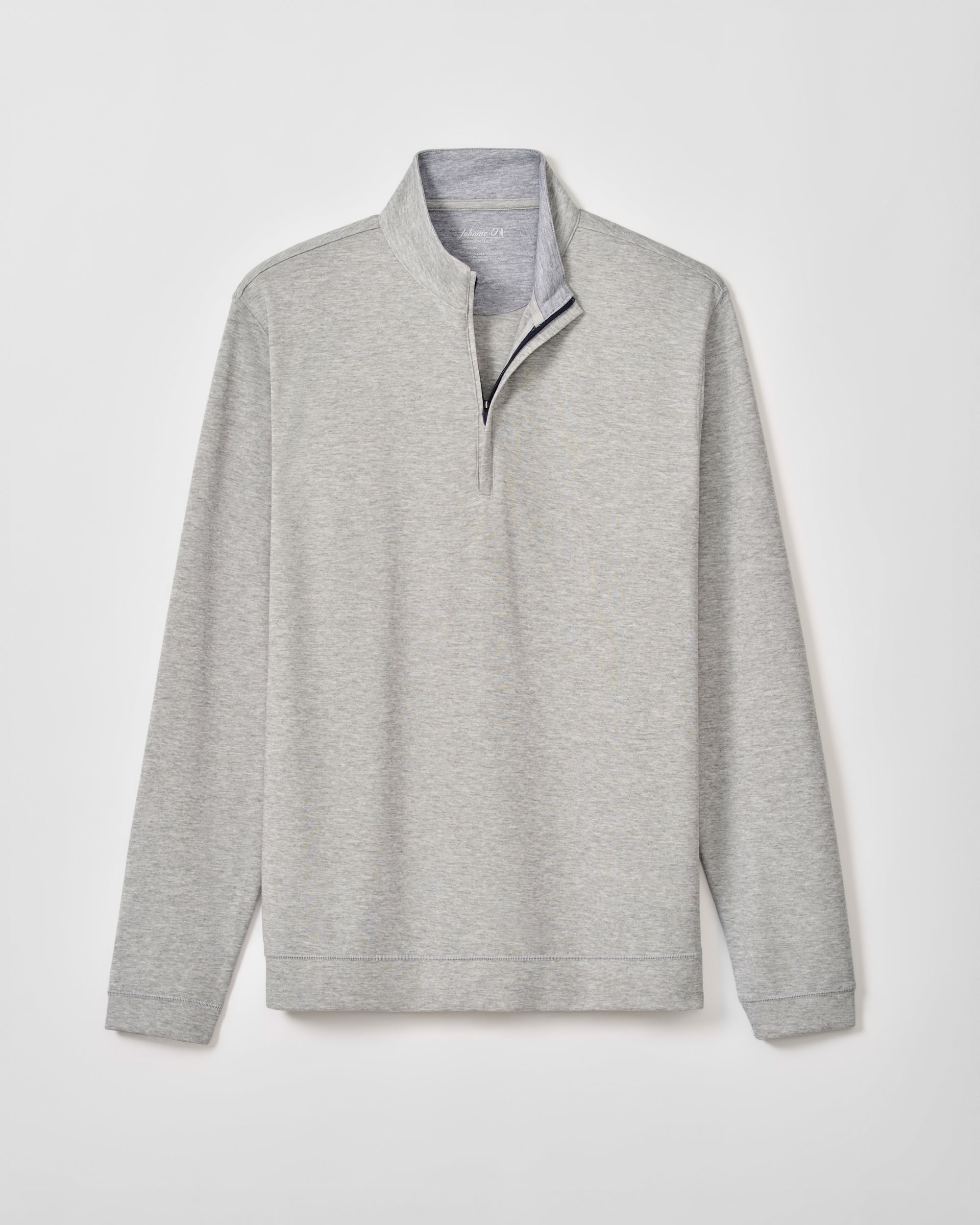 Johnnie-O Pircio Dri-Release Heathered 1/4 Zip Pullover, Seal