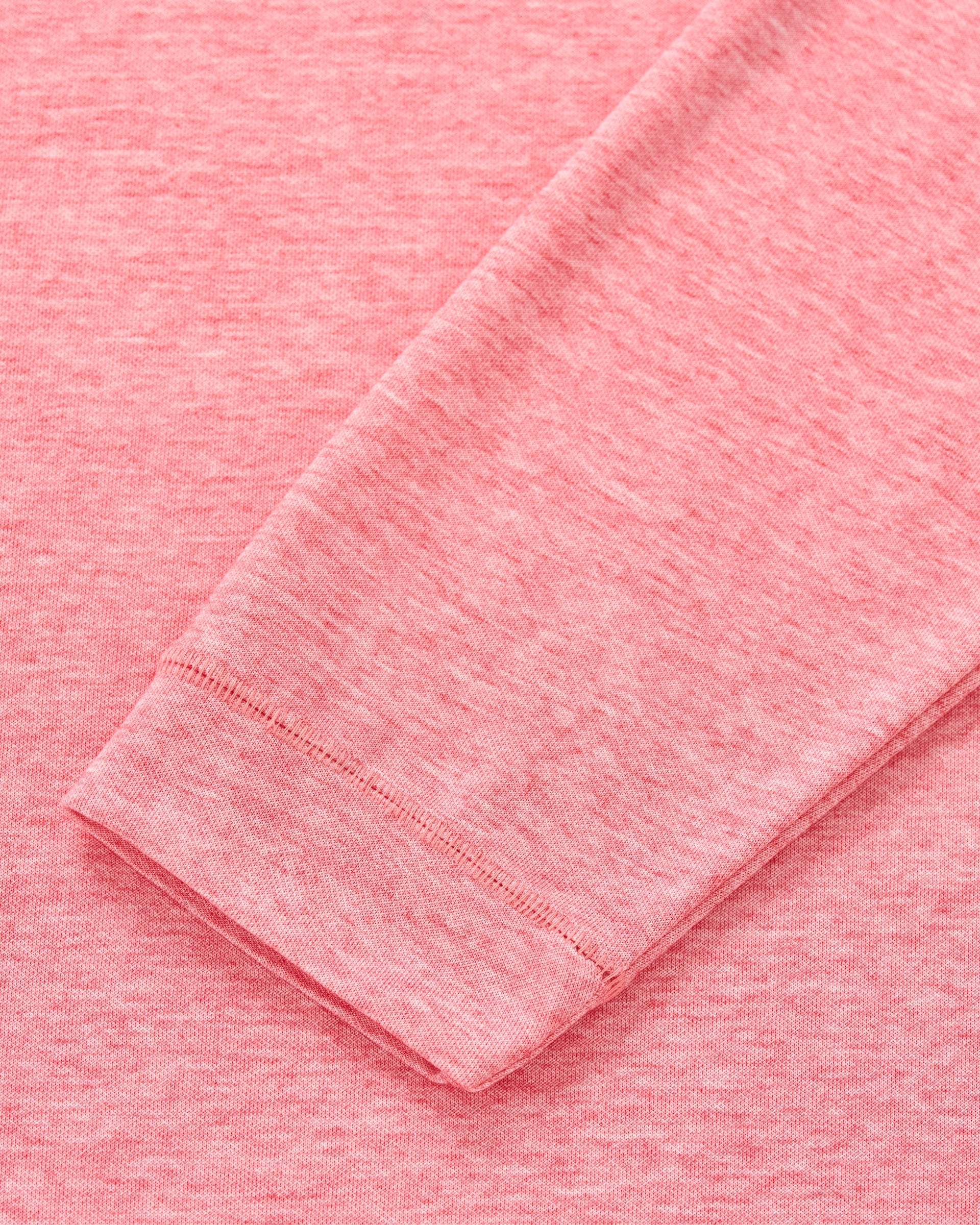Johnnie-O Pircio Dri-Release Heathered 1/4 Zip Pullover, Serrano