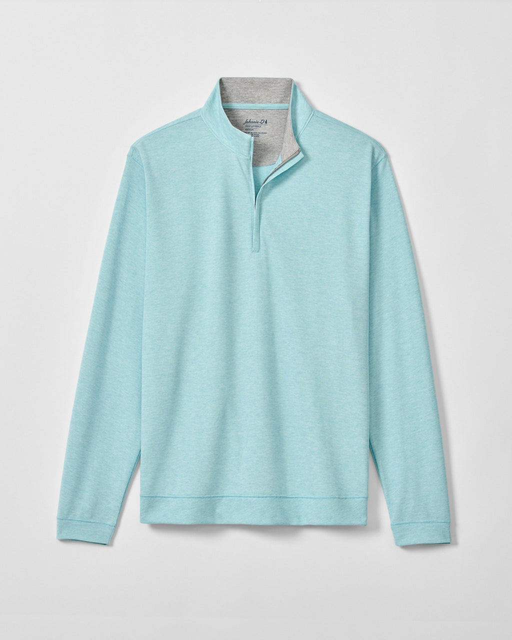 Johnnie-O Pircio Dri-Release Heathered 1/4 Zip Pullover, Tropical