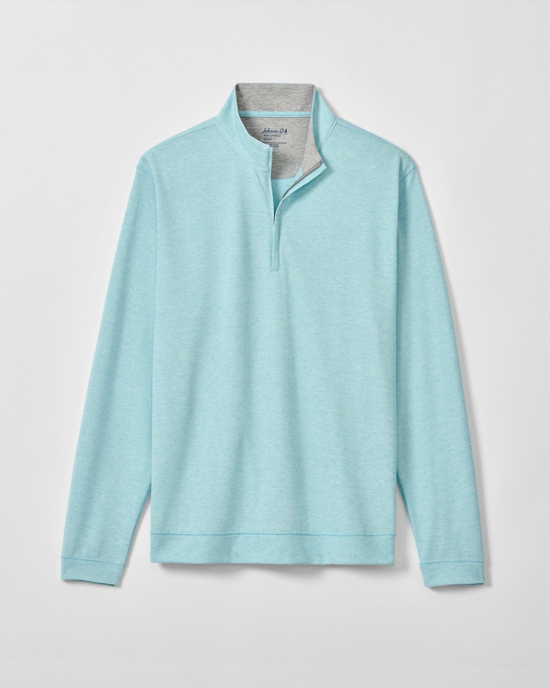 Johnnie-O Pircio Dri-Release Heathered 1/4 Zip Pullover, Tropical