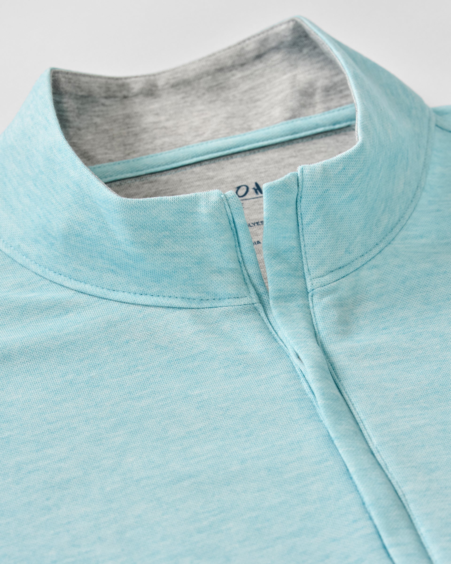 Johnnie-O Pircio Dri-Release Heathered 1/4 Zip Pullover, Tropical