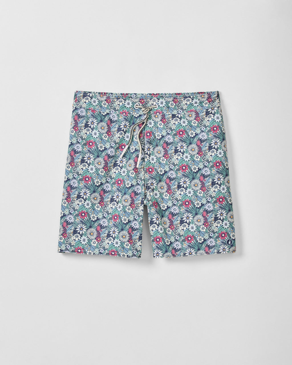 Johnnie-O Half Elastic 7" Swim Trunks, Ponderosa