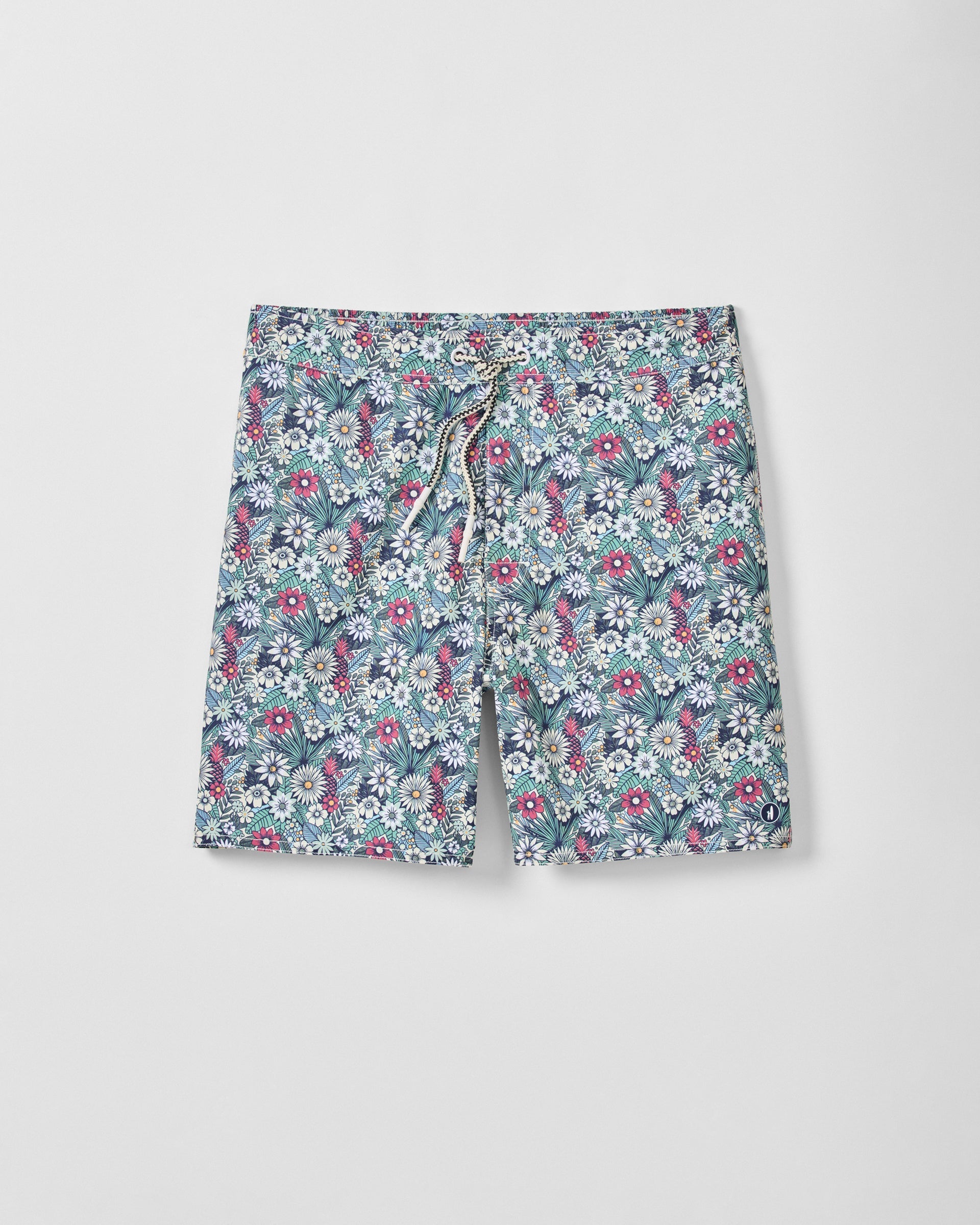 Johnnie-O Half Elastic 7" Swim Trunks, Ponderosa