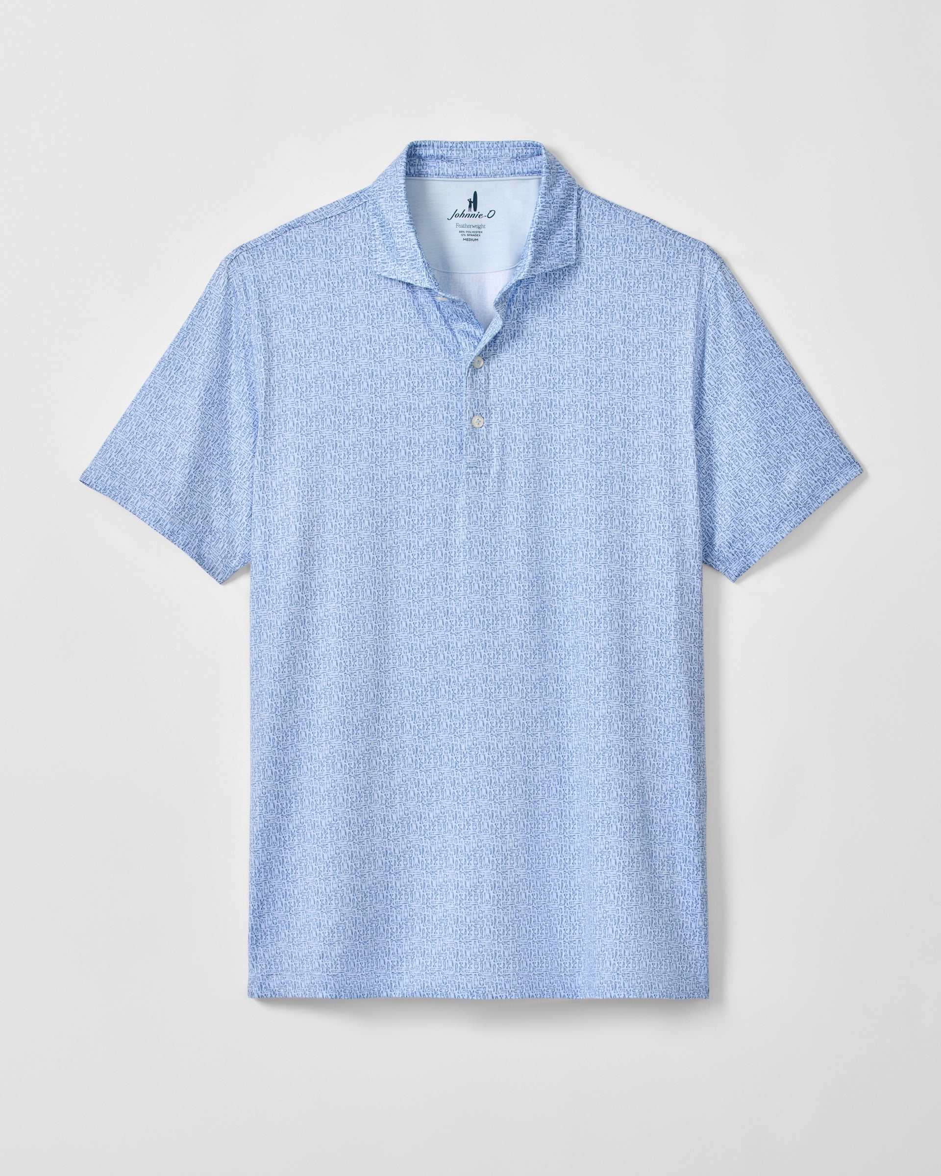 Johnnie-O Featherweight Performance Polo - Popping Tops, Kona