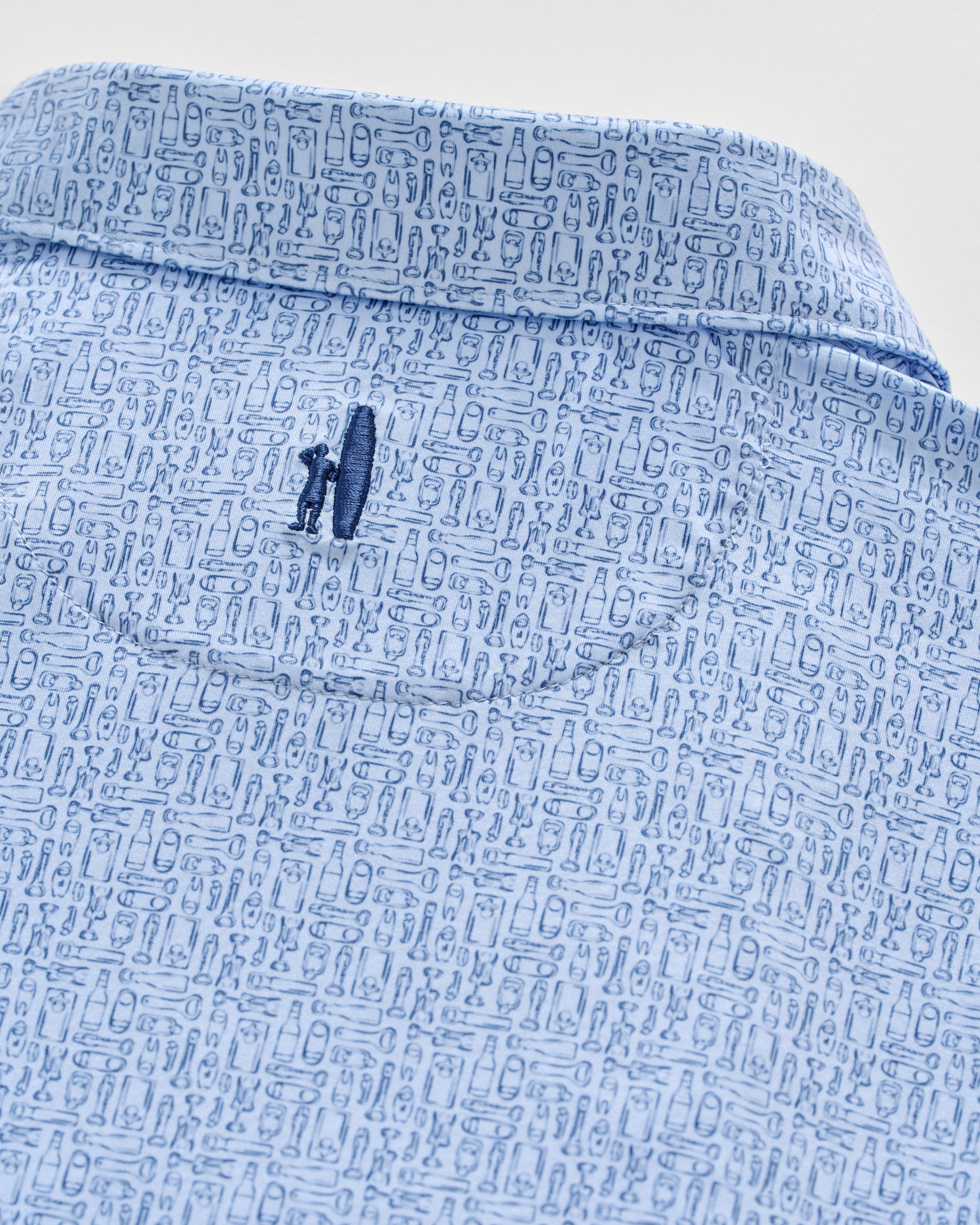 Johnnie-O Featherweight Performance Polo - Popping Tops, Kona