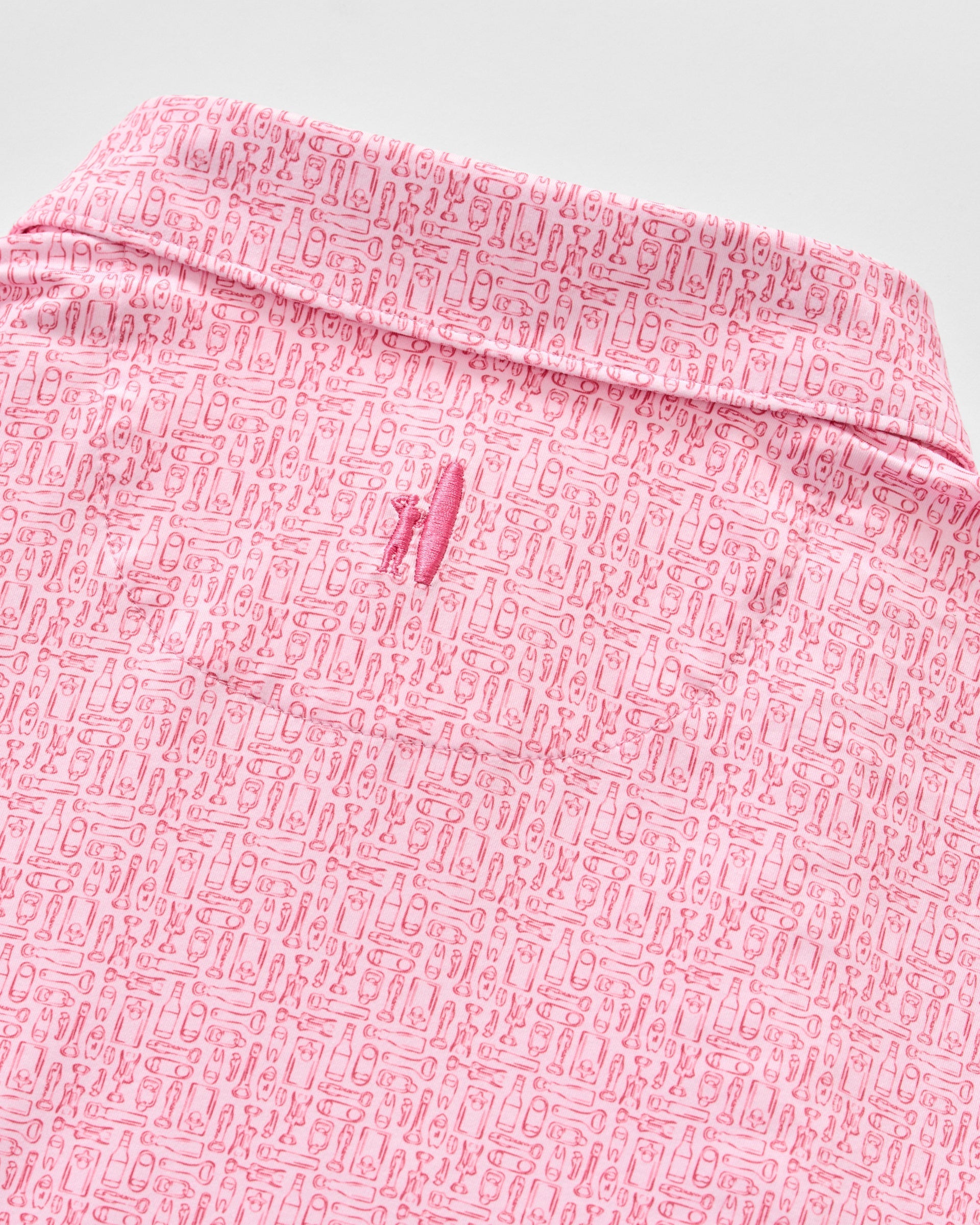 Johnnie-O Featherweight Performance Polo - Popping Tops, Lollipop