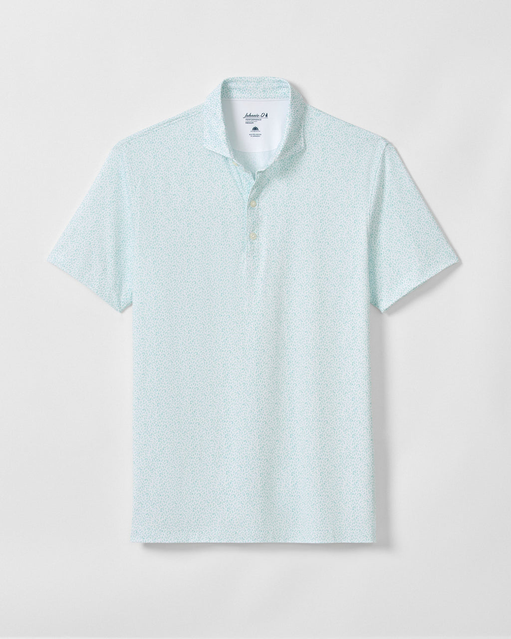 Johnnie-O Performance Jersey Polo - Prawn, Cilantro