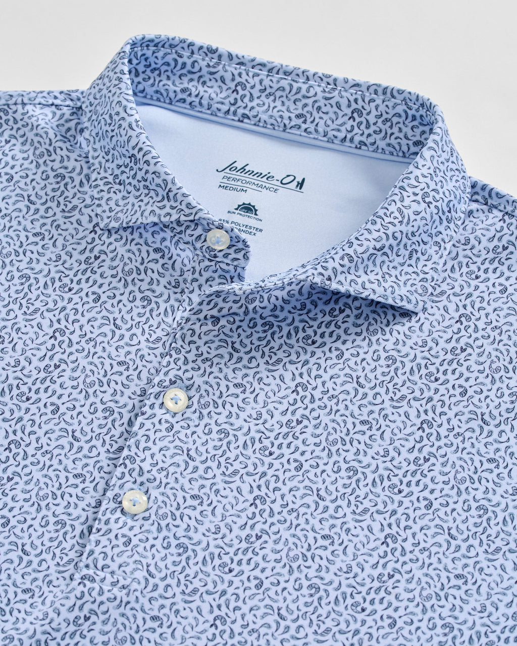 Johnnie-O Performance Jersey Polo - Prawn, Kona