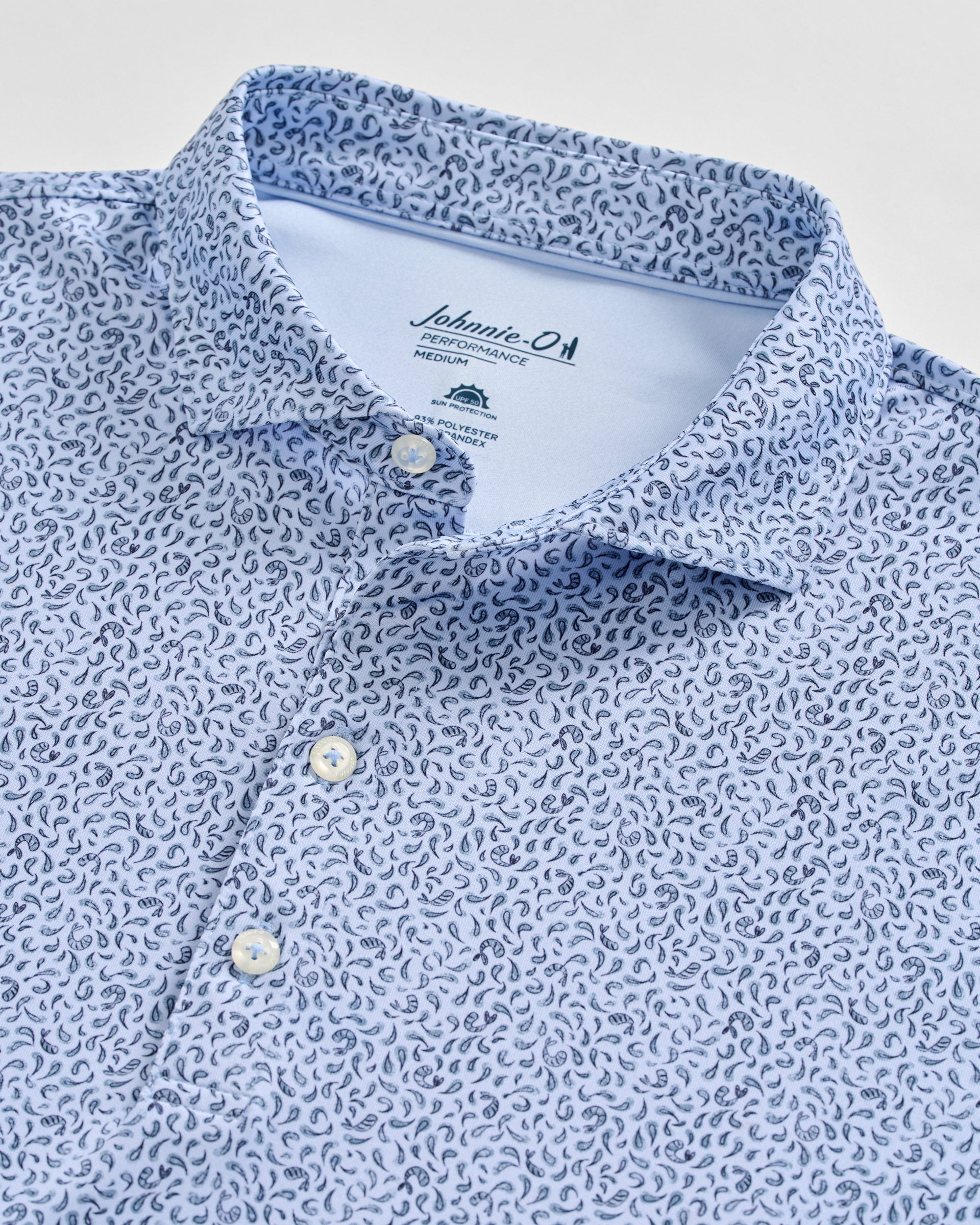 Johnnie-O Performance Jersey Polo - Prawn, Kona