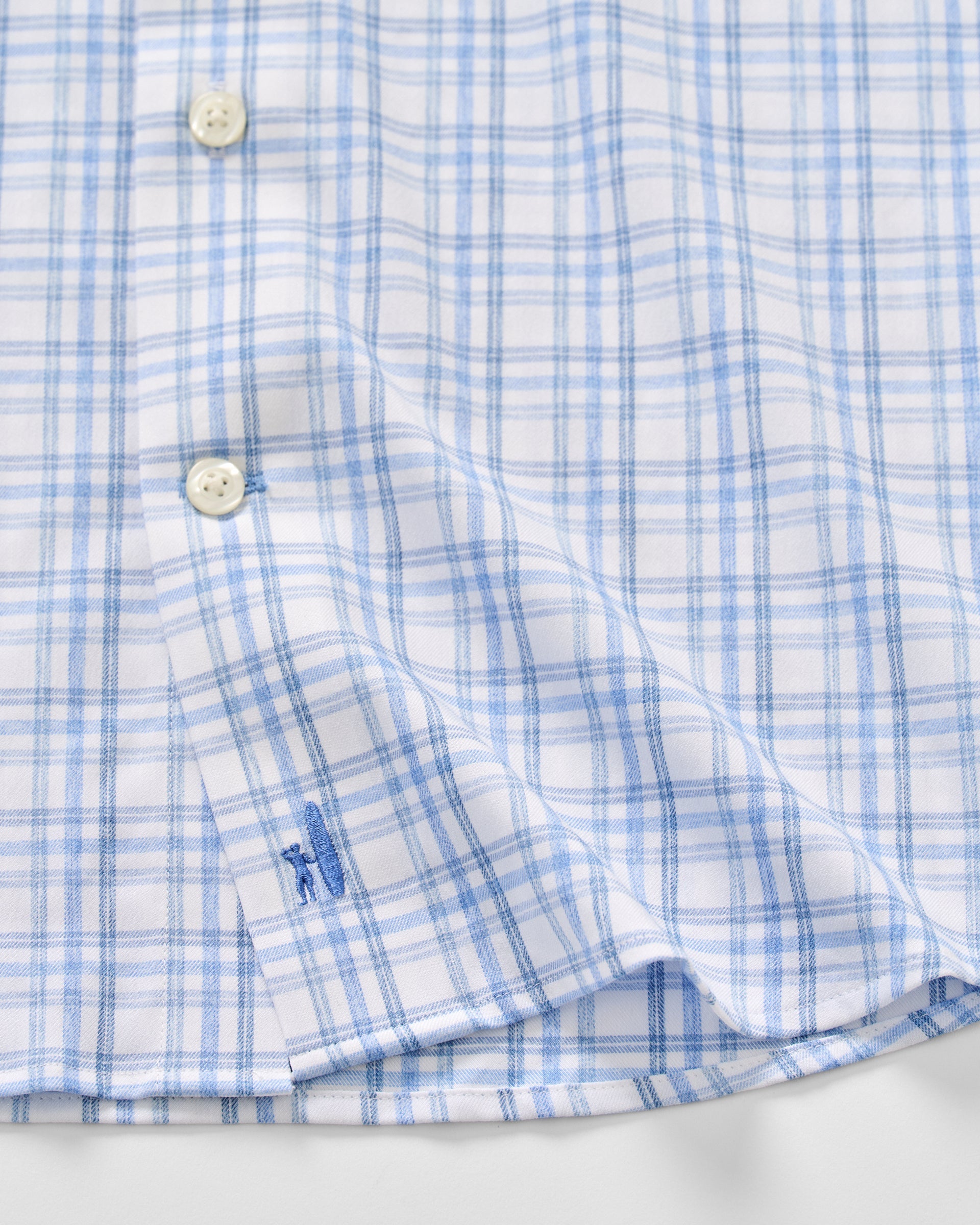 Johnnie-O Everyday Performance Button Down Shirt - Rafael Multi Pane, Wake