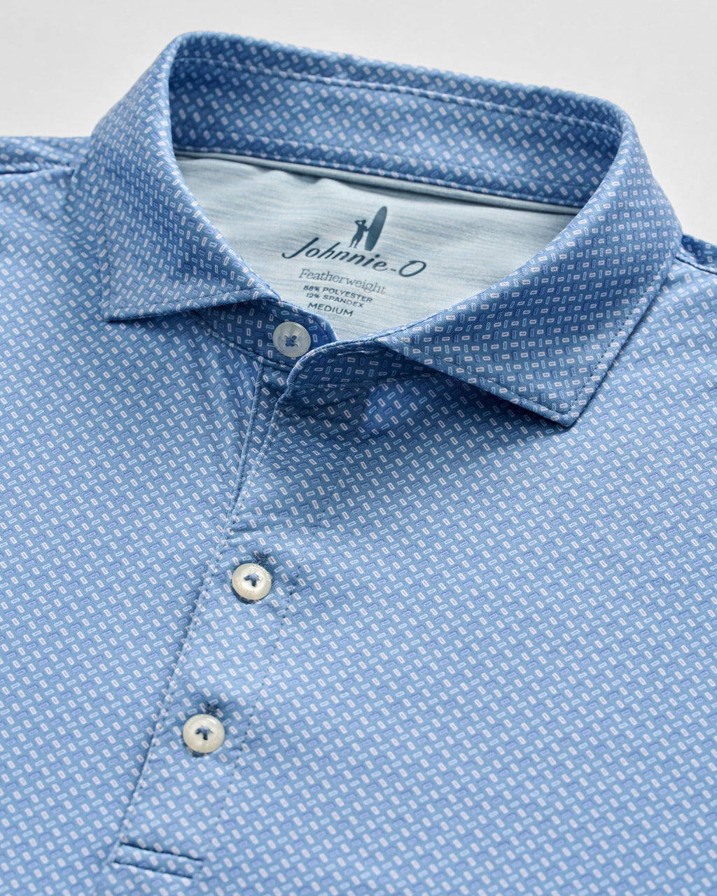 Johnnie-O Performance Featherweight Polo - Ralph, Carbon Fiber