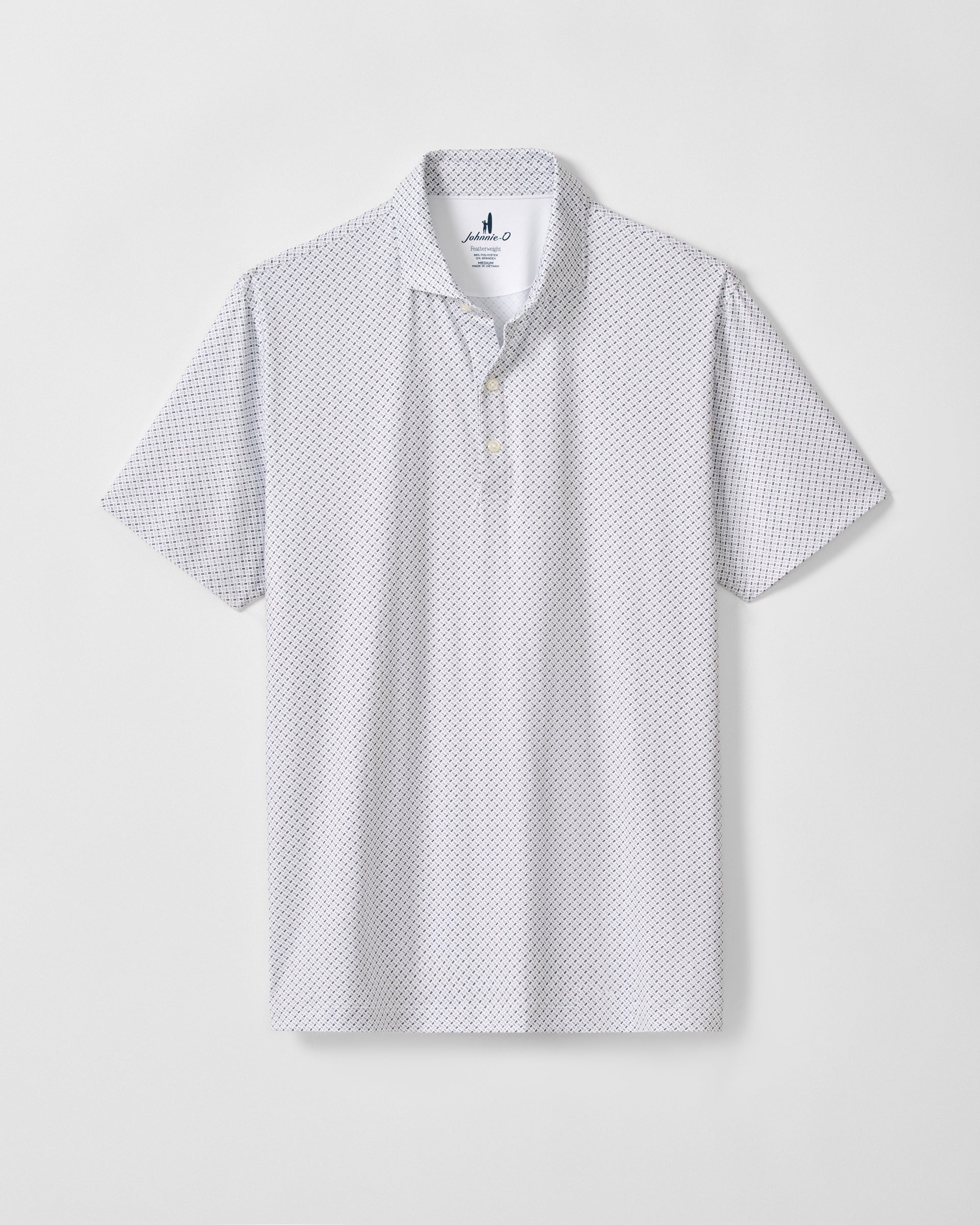 Johnnie-O Performance Featherweight Polo - Ralph, White