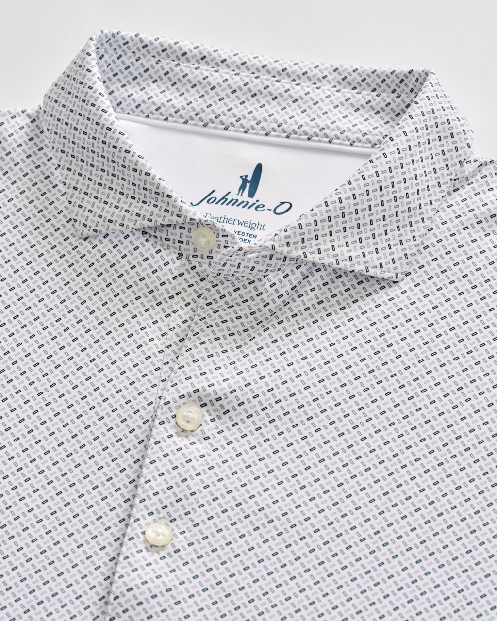 Johnnie-O Performance Featherweight Polo - Ralph, White
