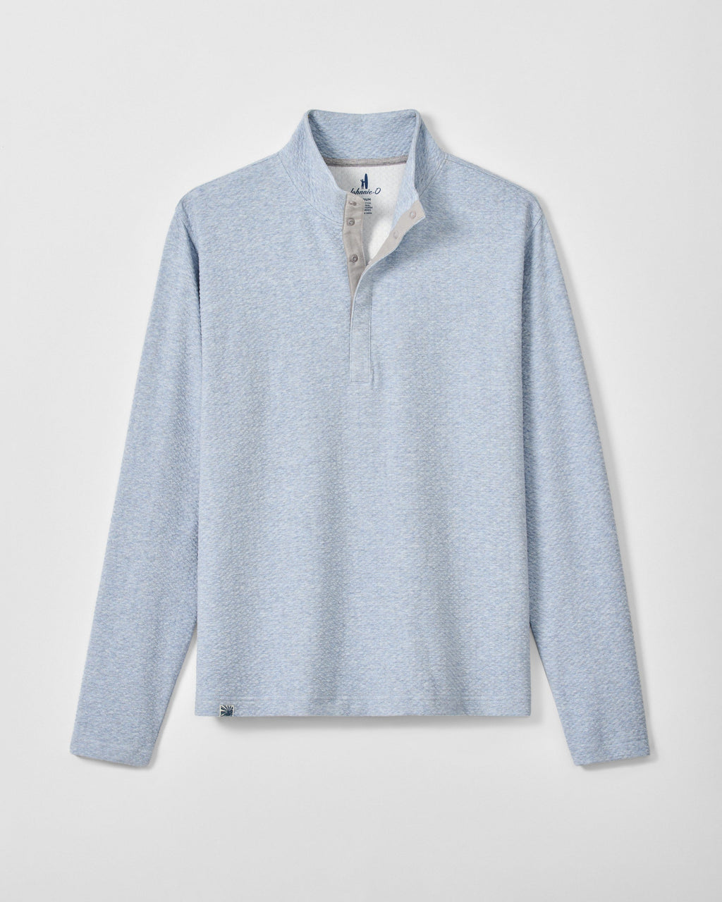 Johnnie-O Ransel Hidden Snap Pullover, Maliblu