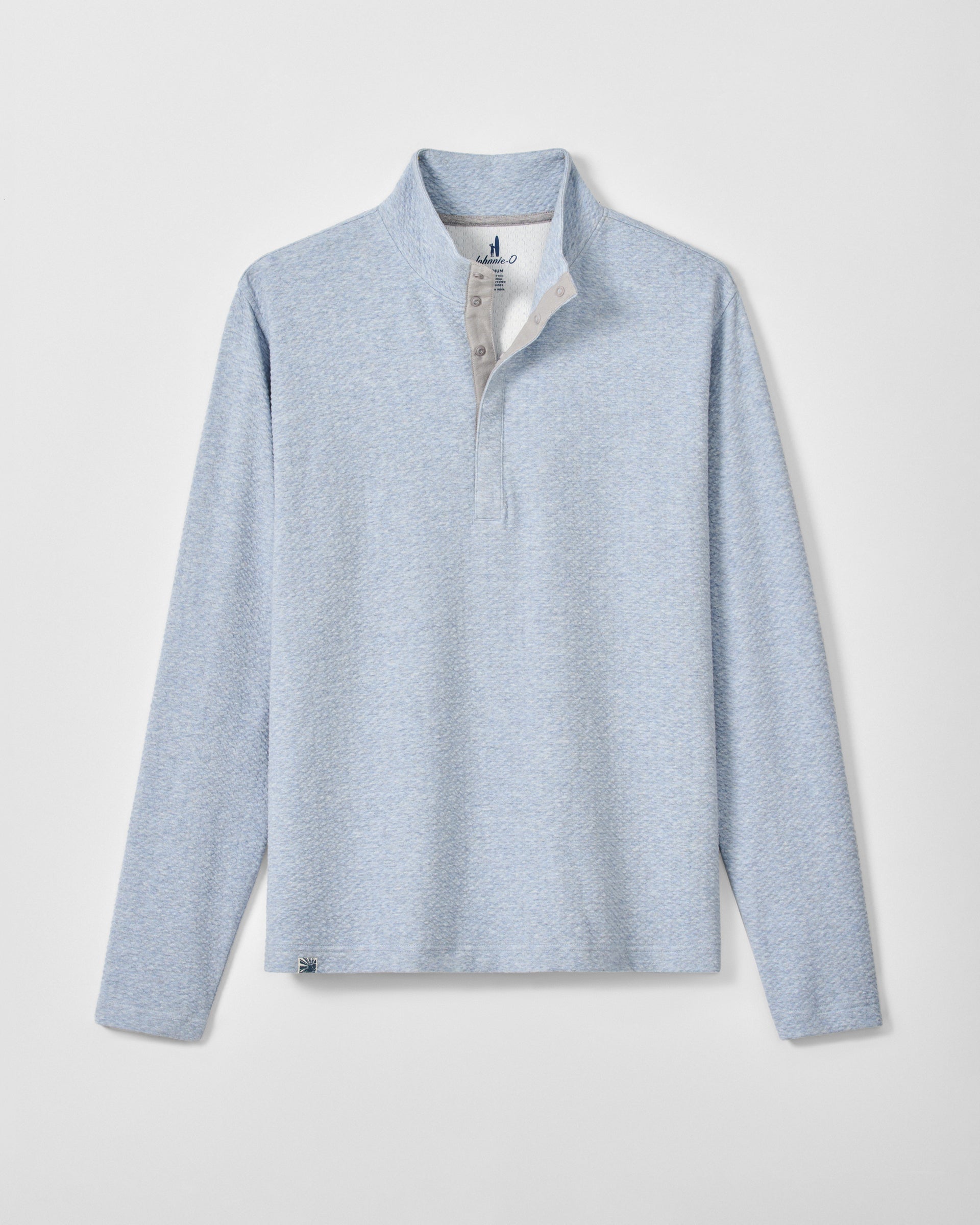 Johnnie-O Ransel Hidden Snap Pullover, Maliblu