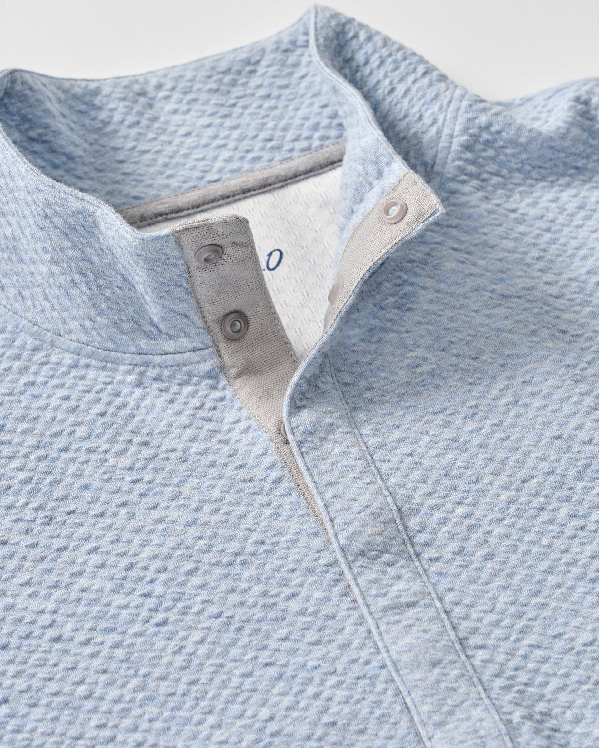Johnnie-O Ransel Hidden Snap Pullover, Maliblu