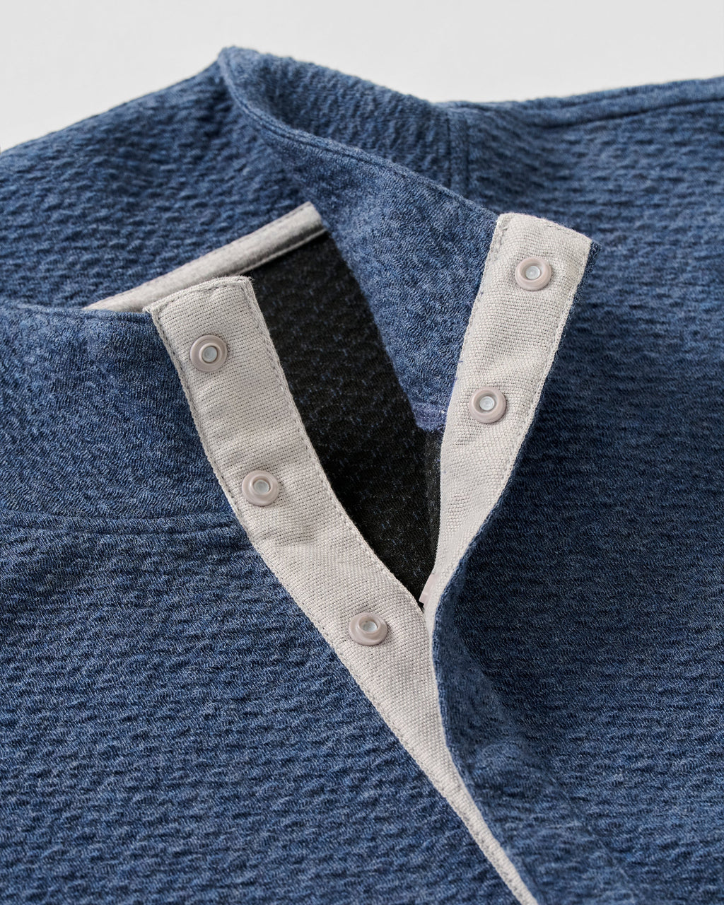 Johnnie-O Ransel Hidden Snap Pullover, Navy